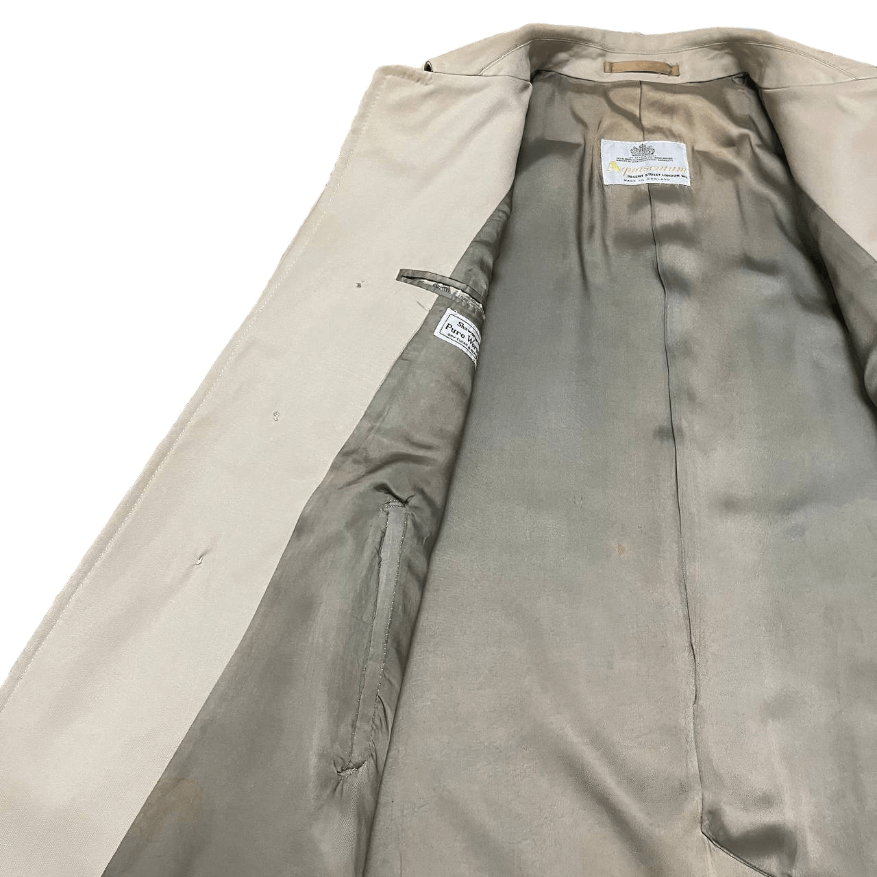 Aquascutum Vintage Aquascutum Pure Worsted Showerproof Coat Size US M / EU 48-50 / 2 - 8 Thumbnail