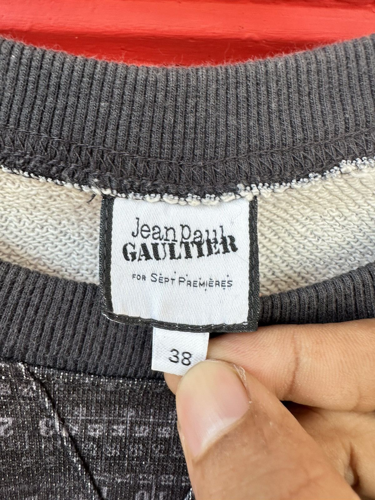 Jean Paul Gaultier Jean Paul Gaultier Measurement Tape Sweatshirt Size US S / EU 44-46 / 1 - 10 Thumbnail