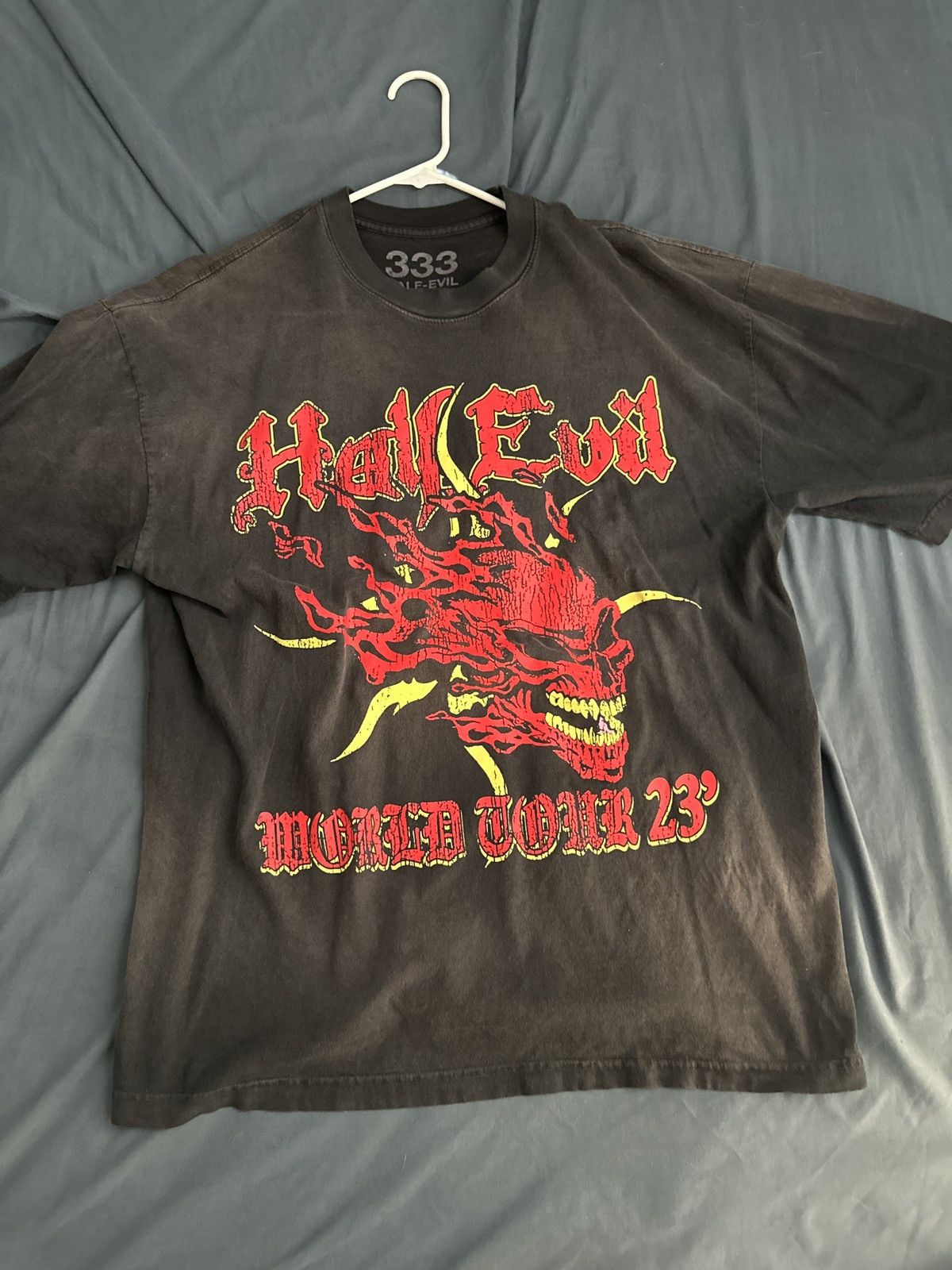 Half Evil Half Evil “World Tour 23” Tee Size US XL / EU 56 / 4 - 4 Thumbnail