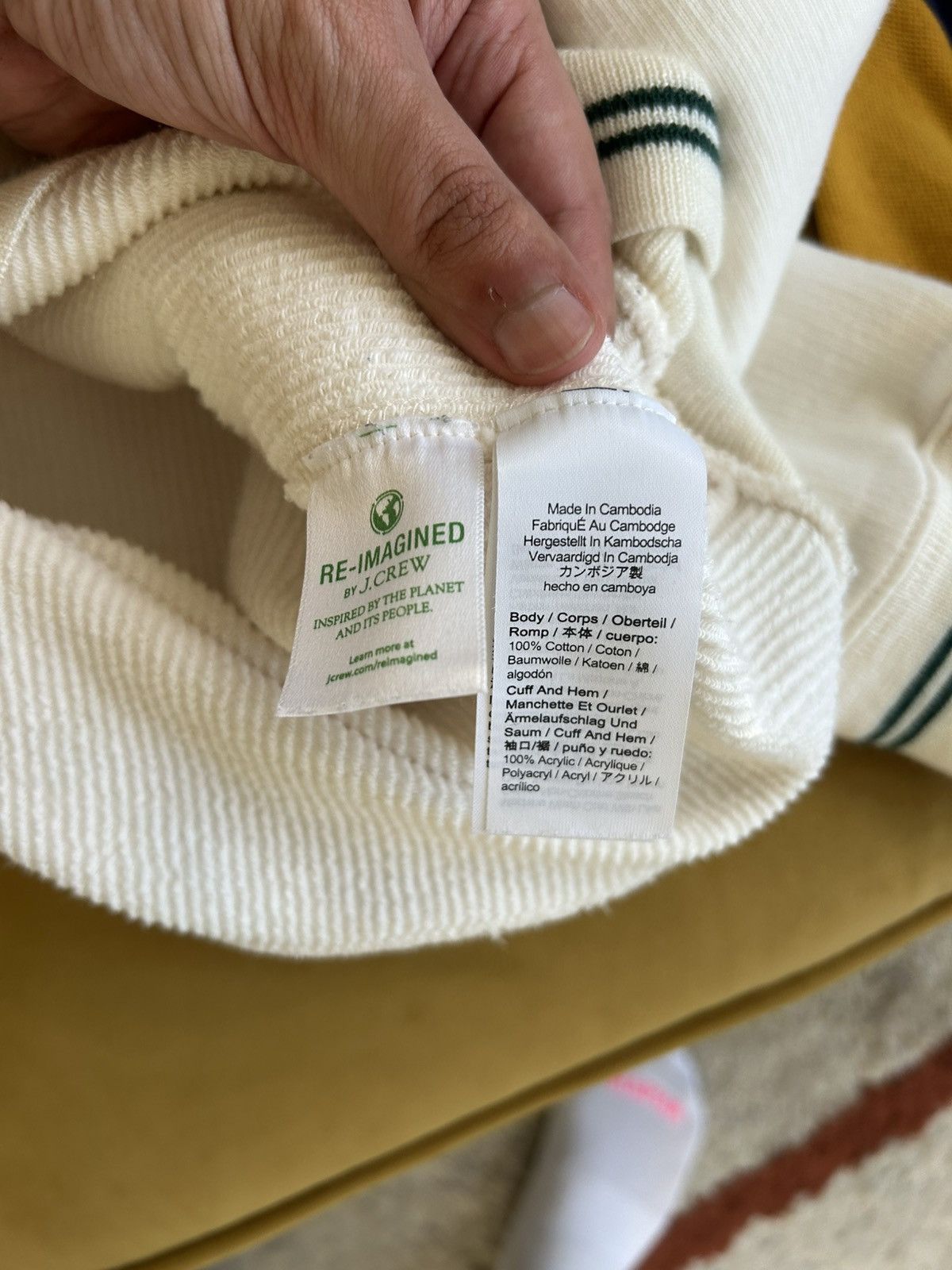 J.Crew J.Crew white cotton terry quarter zip sweatshirt Size US M / EU 48-50 / 2 - 5 Thumbnail