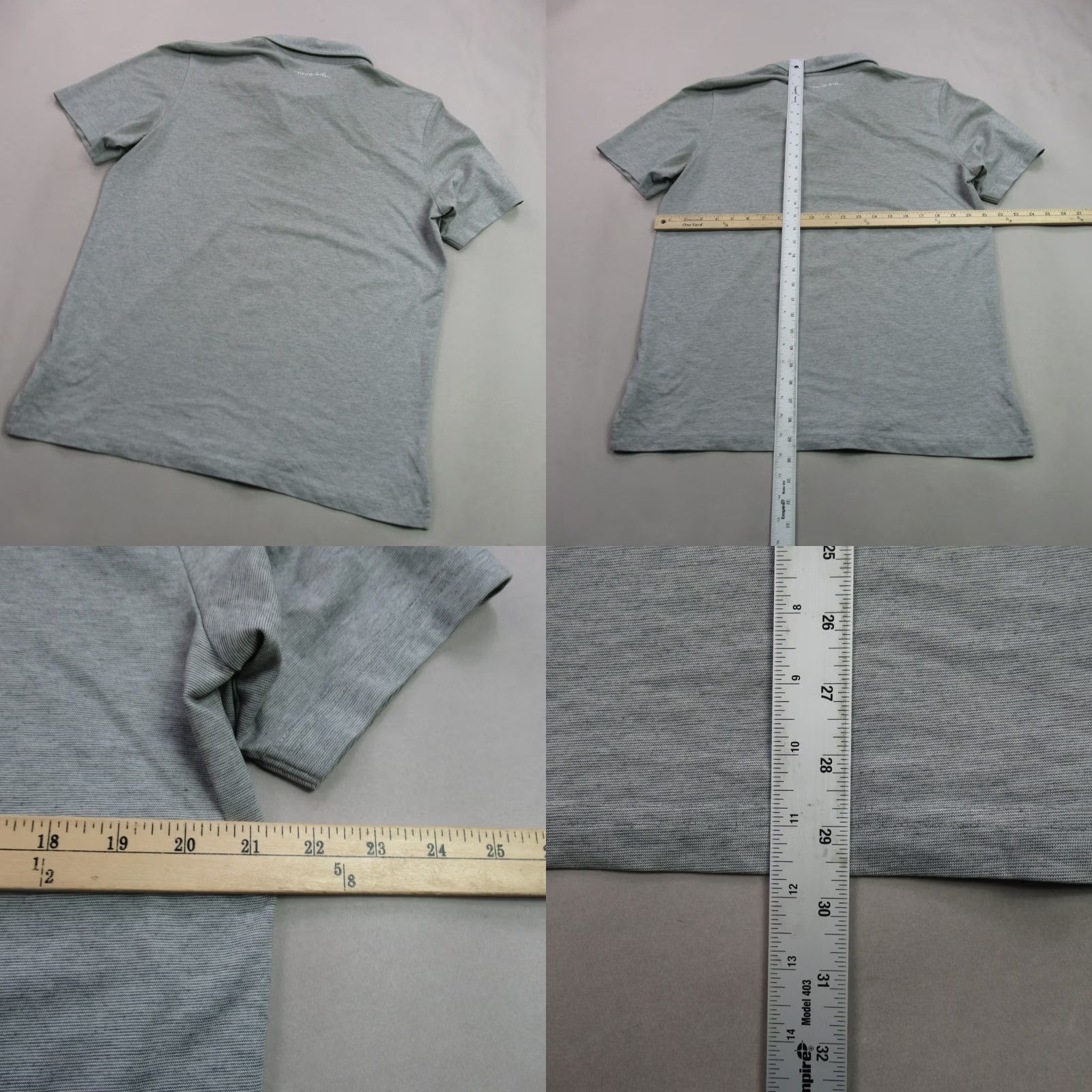 TravisMathew Travis Mathew Mens Large Polo Golf Shirt Short Sleeve Casual Gray Outdoors Size US L / EU 52-54 / 3 - 8 Thumbnail