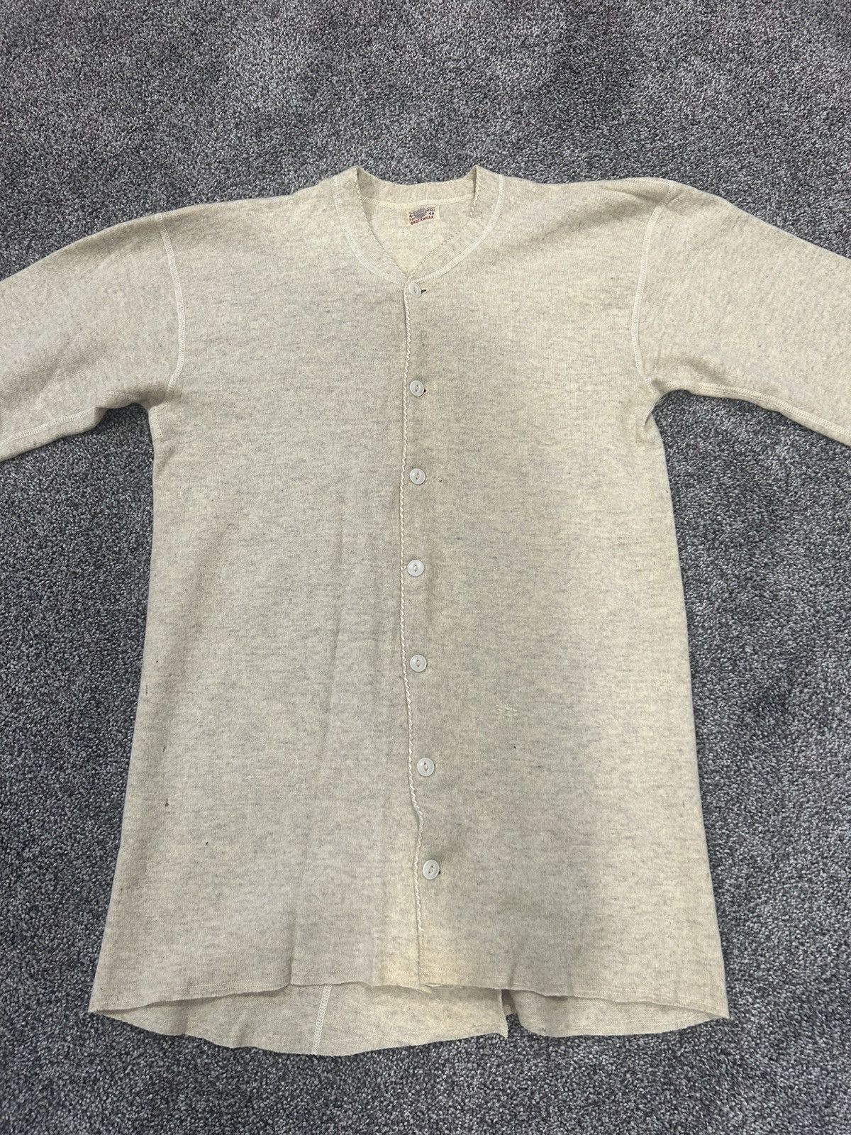 Vintage Vintage 50s Wool Sweater Size US M / EU 48-50 / 2 - 2 Thumbnail