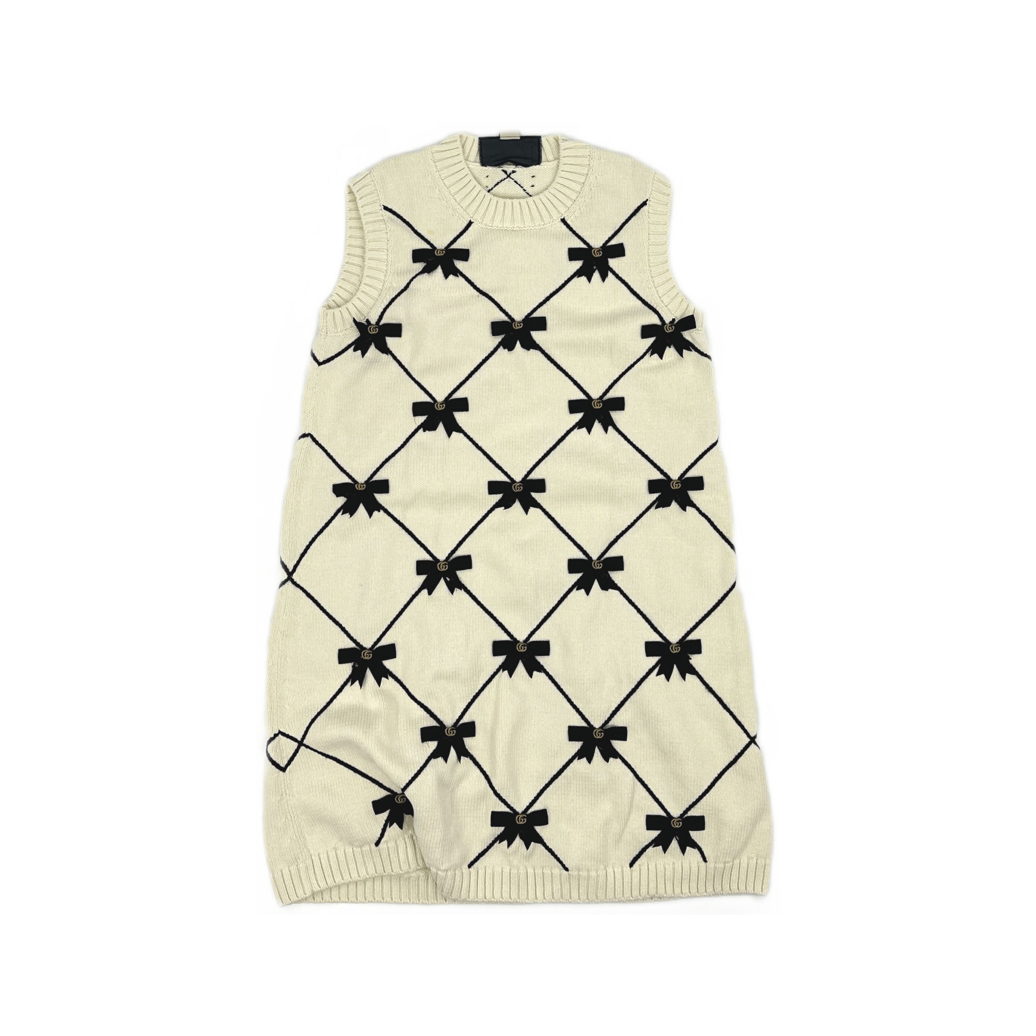 Gucci Gucci Bow Knit Midi Dress Size M Size M / US 6-8 / IT 42-44 - 1 Thumbnail