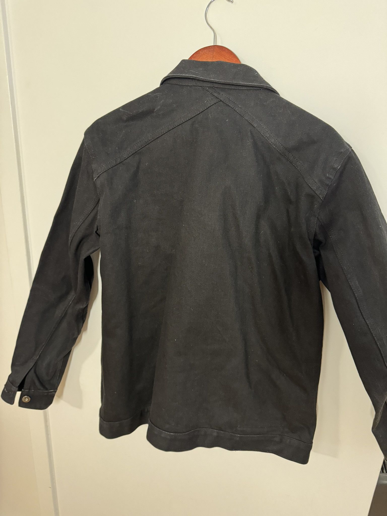 3sixteen 3sixteen Type 3 Black Denim Jacket Size US XXL / EU 58 / 5 - 4 Thumbnail