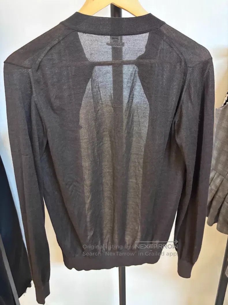 Hermes Hermes Black knitted cardigan Size XXS / US 00 / IT 34 - 2 Thumbnail
