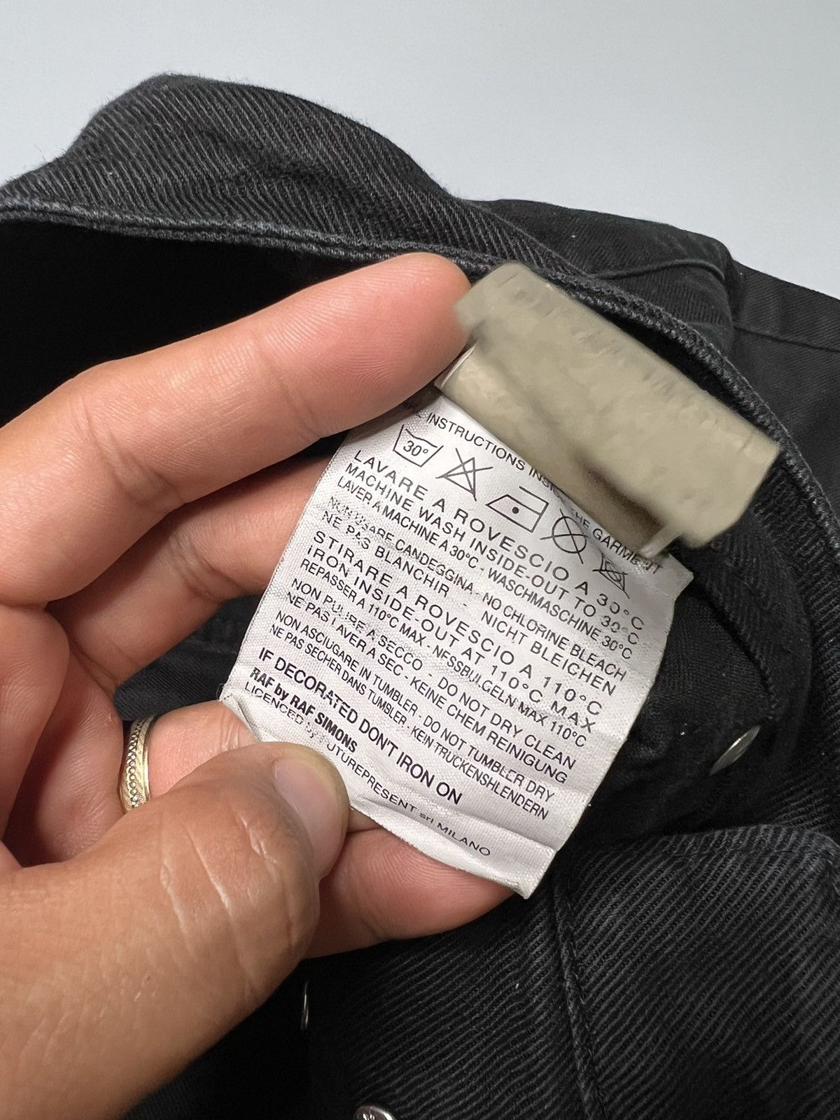 Raf by Raf Simons Raf Simons Stack Denim Elastic Jeans Size US 32 / EU 48 - 14 Thumbnail