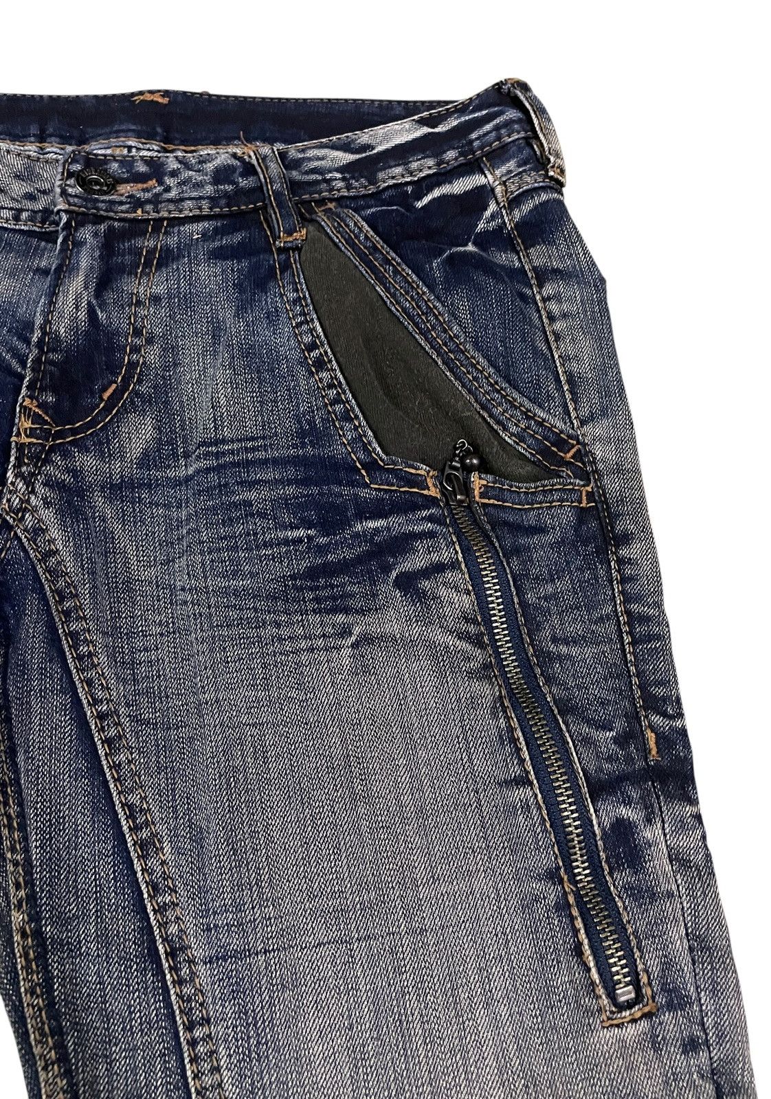 HIDEAWAYS Rare Vintage Japanese Brand Hideaways Flared Jeans 2000s Size US 30 / EU 46 - 6 Thumbnail