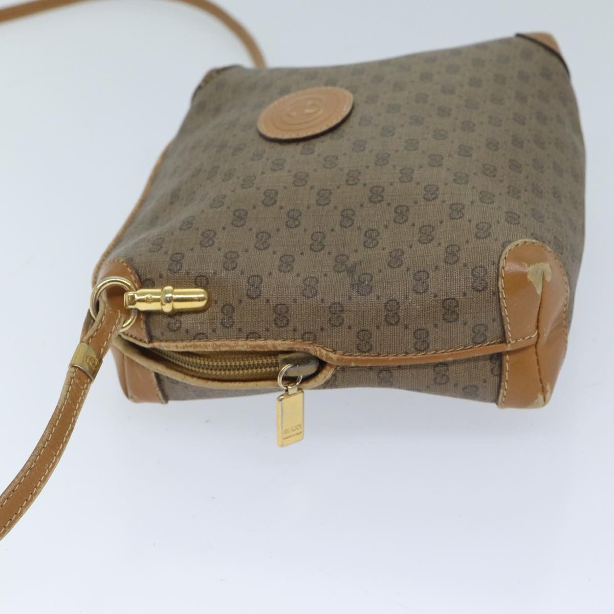 Gucci GUCCI Micro GG Supreme Shoulder Bag Pvc Beige 007 115 007 Size ONE SIZE - 5 Thumbnail