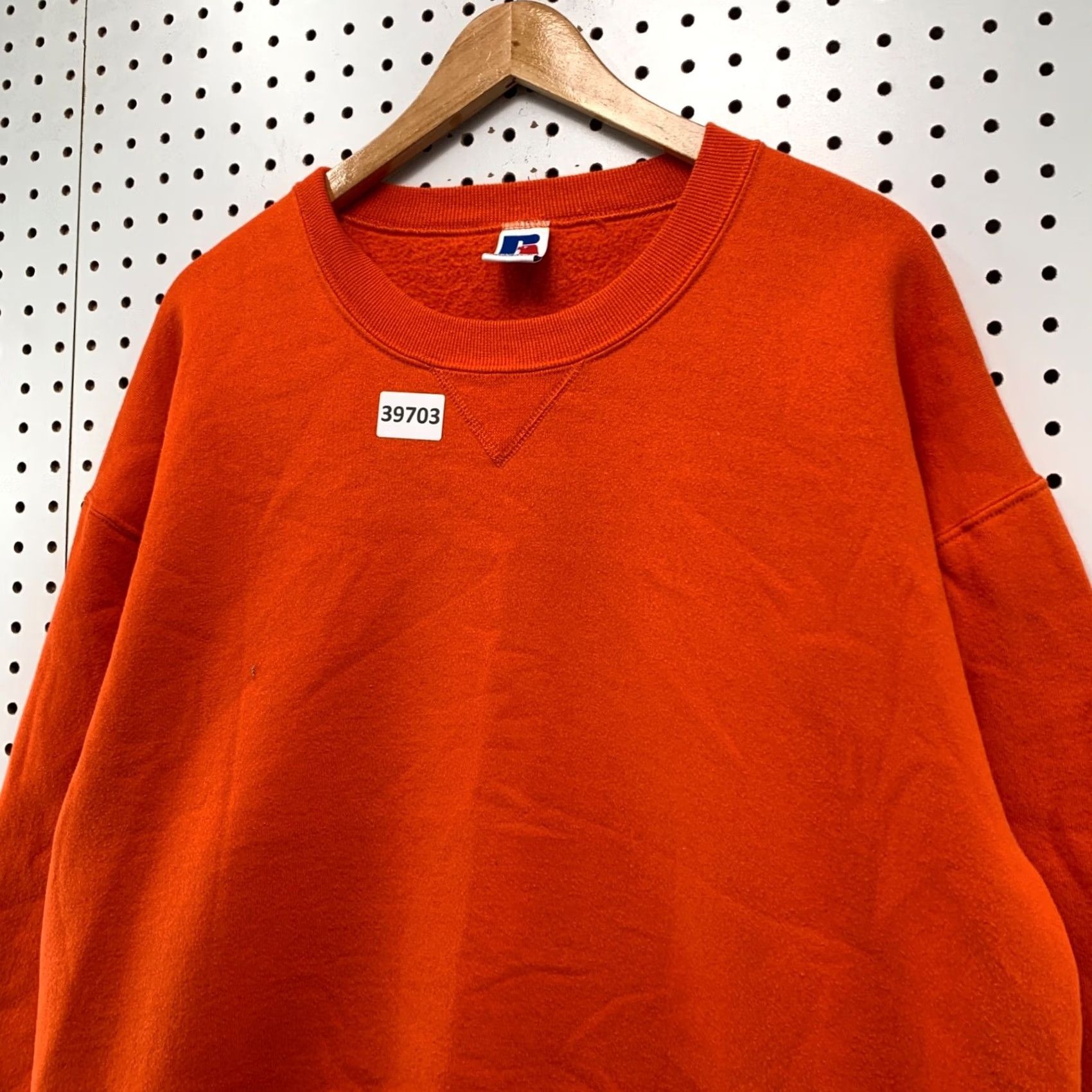 Russell Athletic VINTAGE Russell Athletic Shirt Mens LT Orange 90s Crewneck Sweatshirt Tall USA Size US L / EU 52-54 / 3 - 7 Thumbnail