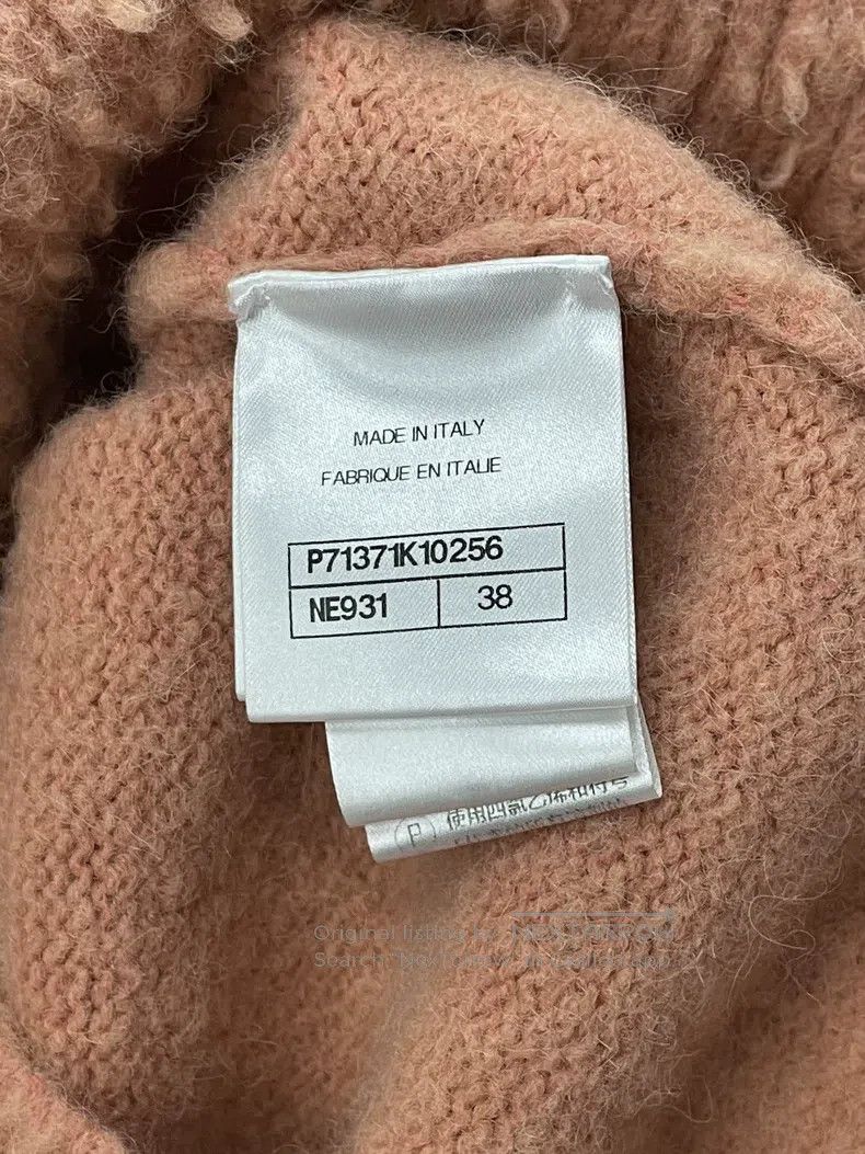 Chanel Chanel 21B orange schoolbag buckle alpaca wool sweater Size XS / US 0-2 / IT 36-38 - 6 Thumbnail