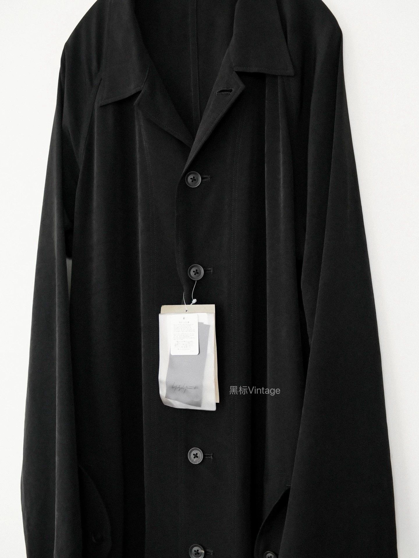 Yohji Yamamoto Yohji Yamamoto 24ss Vtg Triacetate Minimal Trench Coat Size US S / EU 44-46 / 1 - 5 Thumbnail