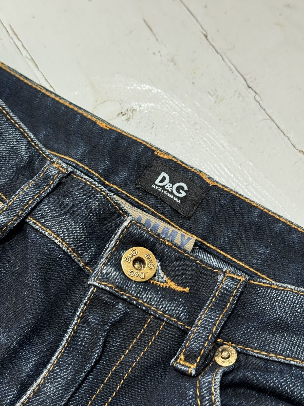 VINTAGE DOLCE&GABBANA 2000s SLIMMY WMN DENIM PANTS