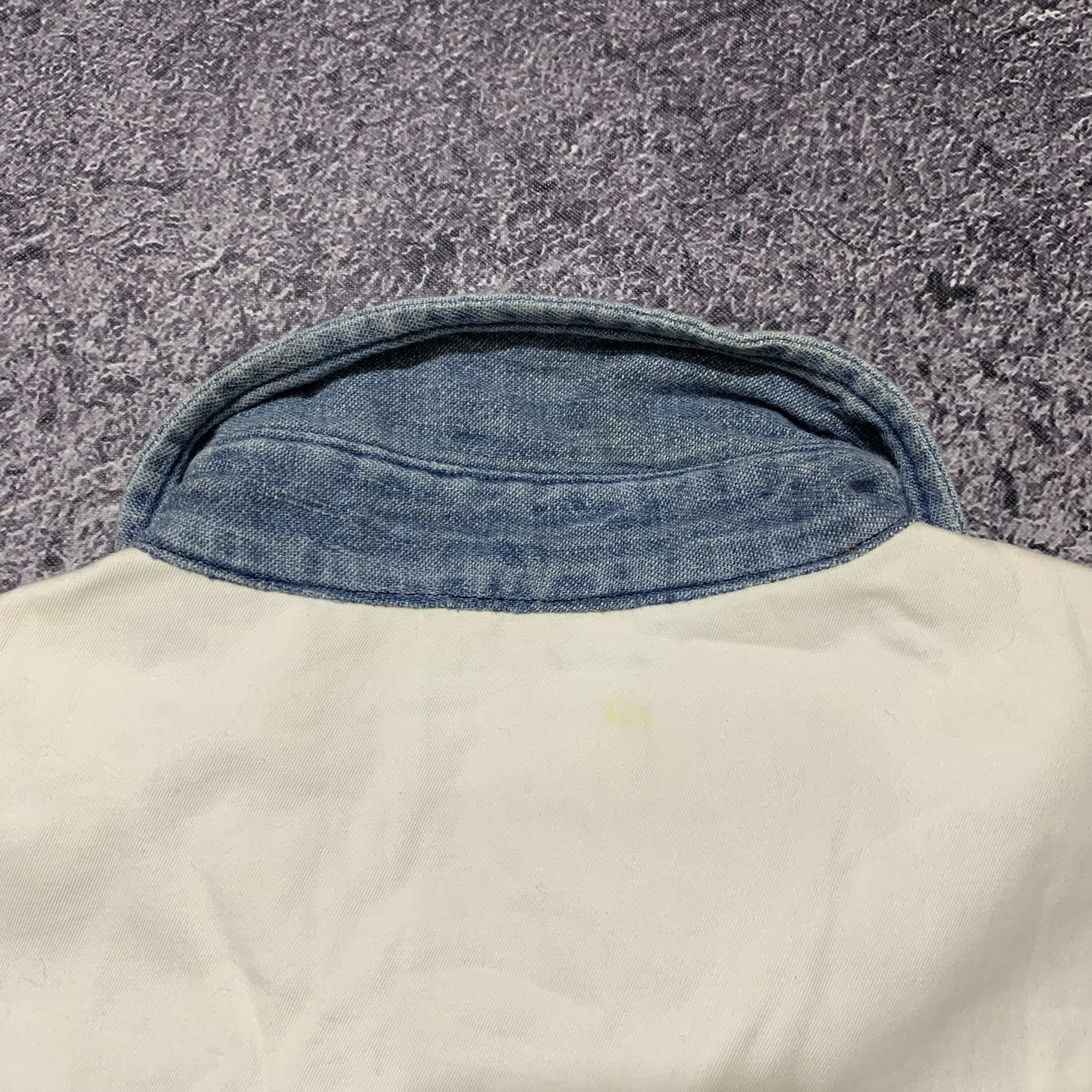Blue Blue Japan 2000s Blue Blue Japanese Hybrid Work Pocket Pearl Shirt Size US S / EU 44-46 / 1 - 4 Thumbnail