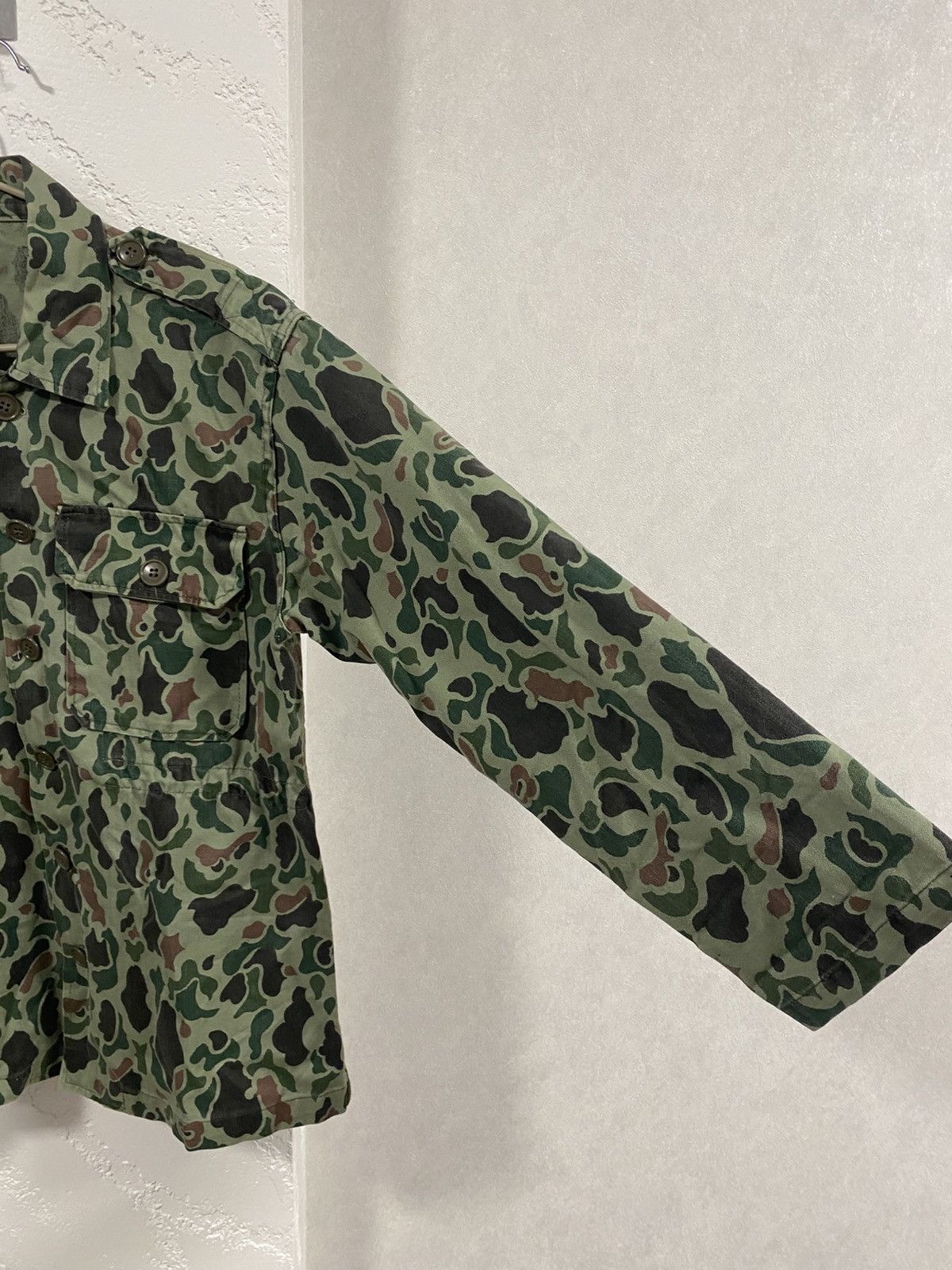 Vintage Vintage South Korea War Vietnam Era Duck Frog Camo Overshirt Size US S / EU 44-46 / 1 - 5 Thumbnail