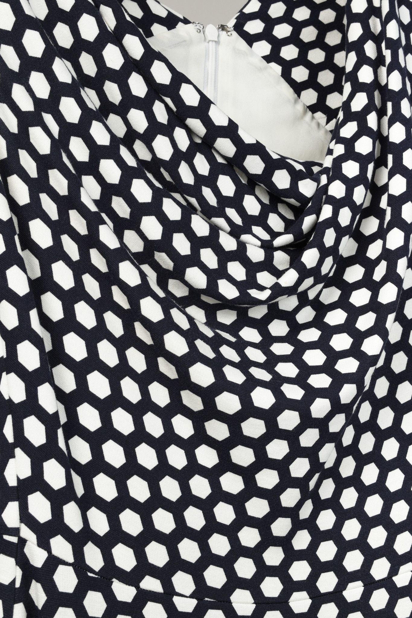 Escada Escada Diarina Marine Geometric Print Dress Size XS / US 0-2 / IT 36-38 - 6 Thumbnail