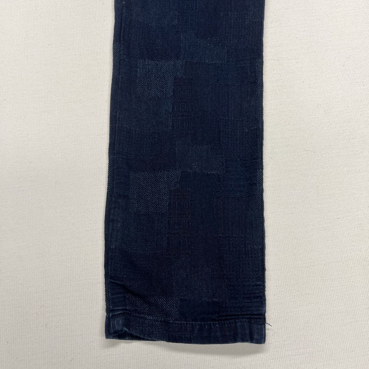 Other Nifty Genius Pants Blue Patch Chino Dress Button Navy Casual Size US 28 / EU 44 - 3 Thumbnail