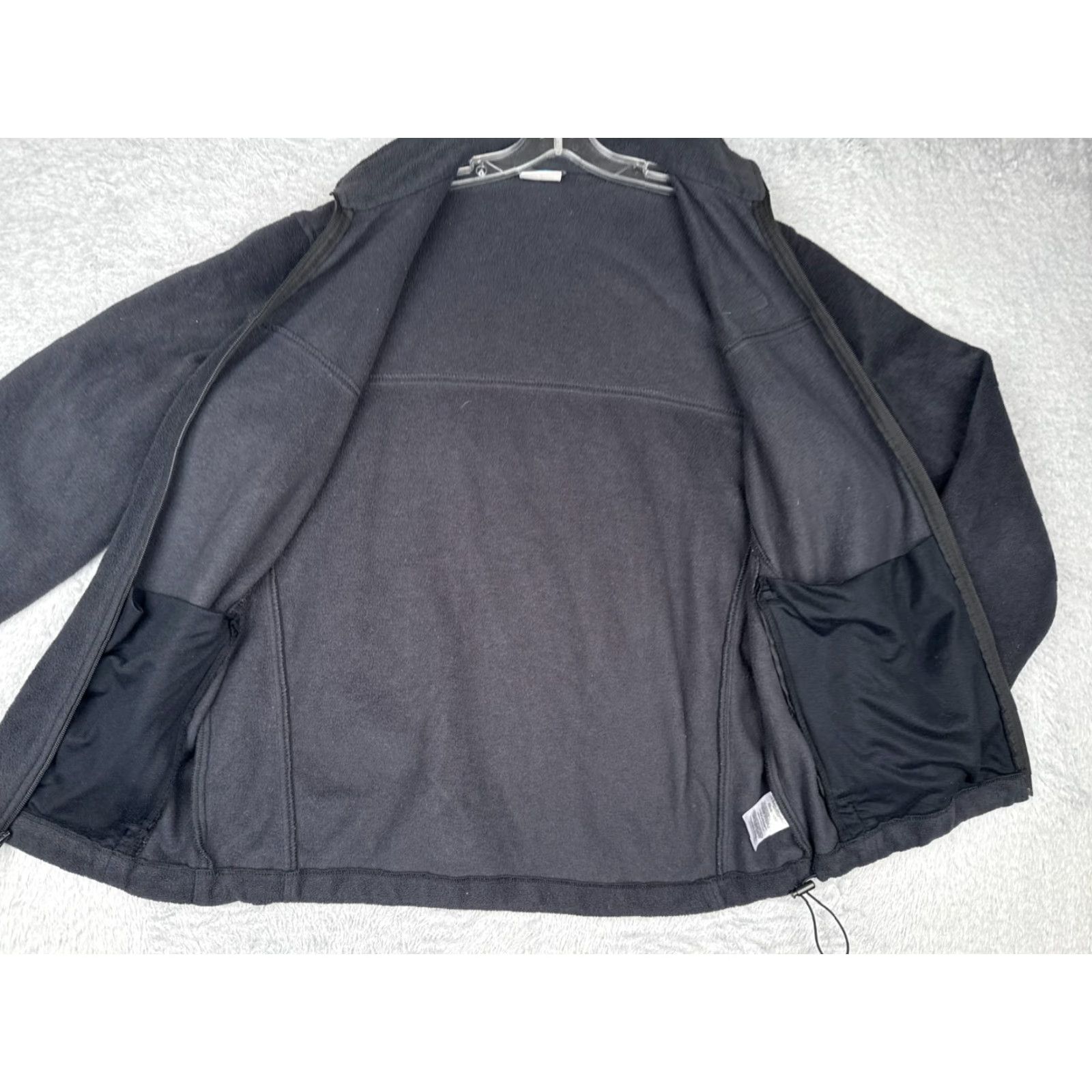 Vintage Columbia Jacket Mens Large Gray Full Zip Fleece Outdoor Windbreaker Pockets Zipper Logo Size US L / EU 52-54 / 3 - 2 Thumbnail