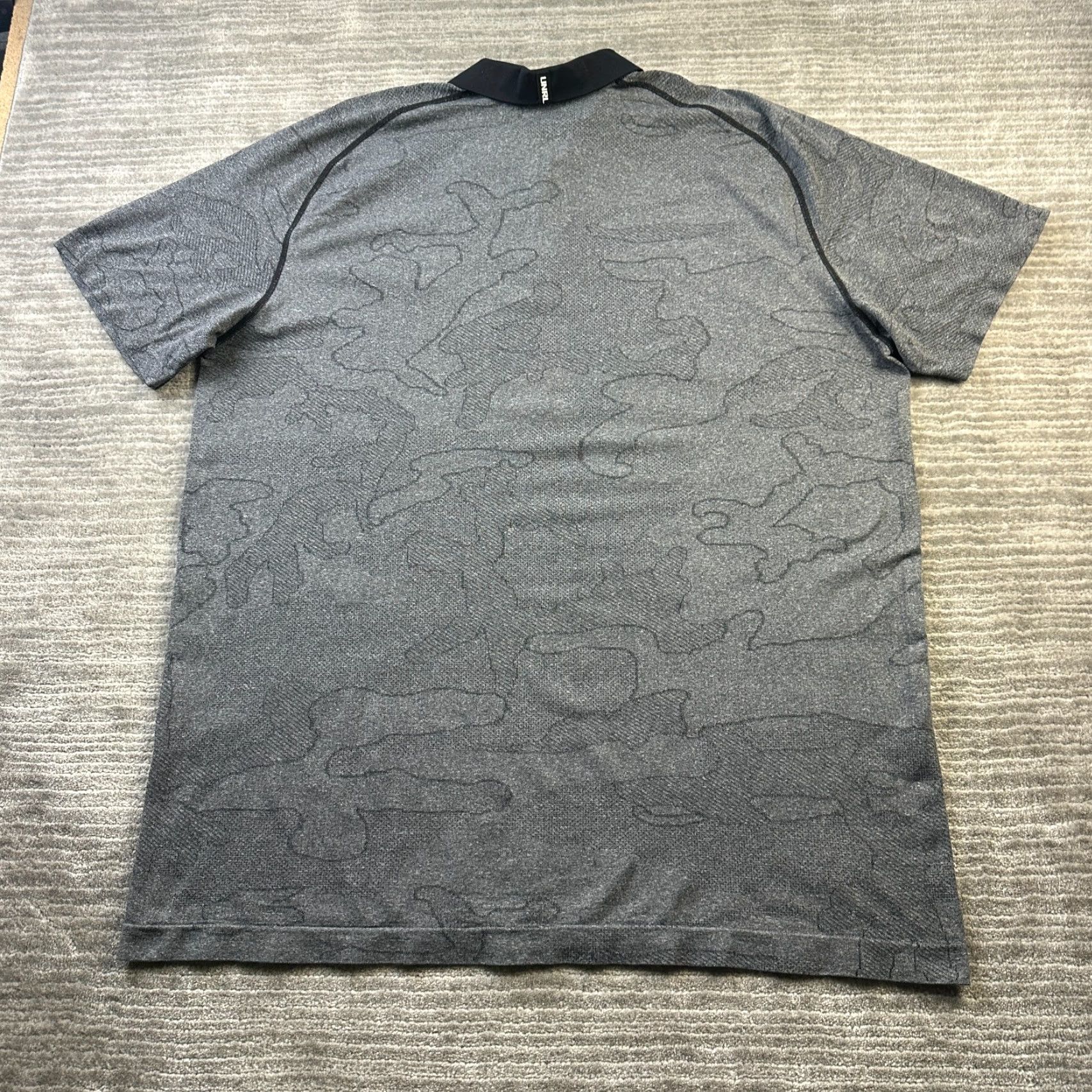 Vintage Barstool UNRL Polo Shirt Mens 2XL Gray Camouflage Short Sleeve Polo Shirt Casual Sports USA Size US XXL / EU 58 / 5 - 2 Thumbnail