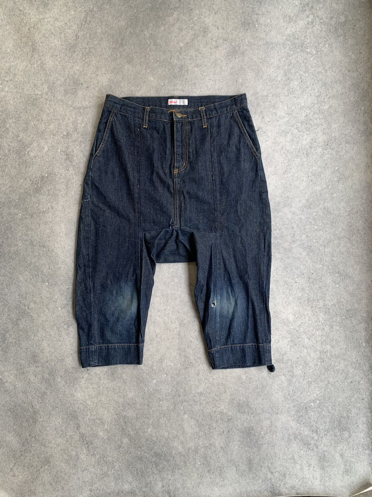 Ne-Net Ne-Net By issey Miyake Short Denim Pants Size US 32 / EU 48 - 2 Thumbnail