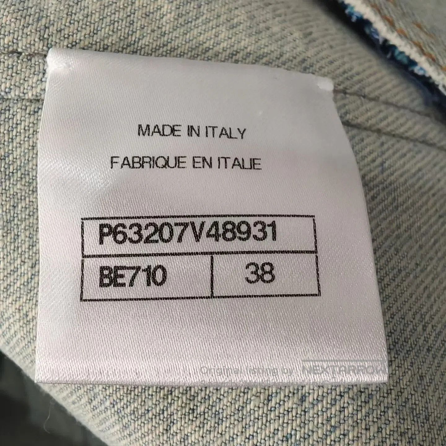 Chanel Chanel Blue Denim Patchwork Suit Jacket. Size S / US 4 / IT 40 - 4 Thumbnail