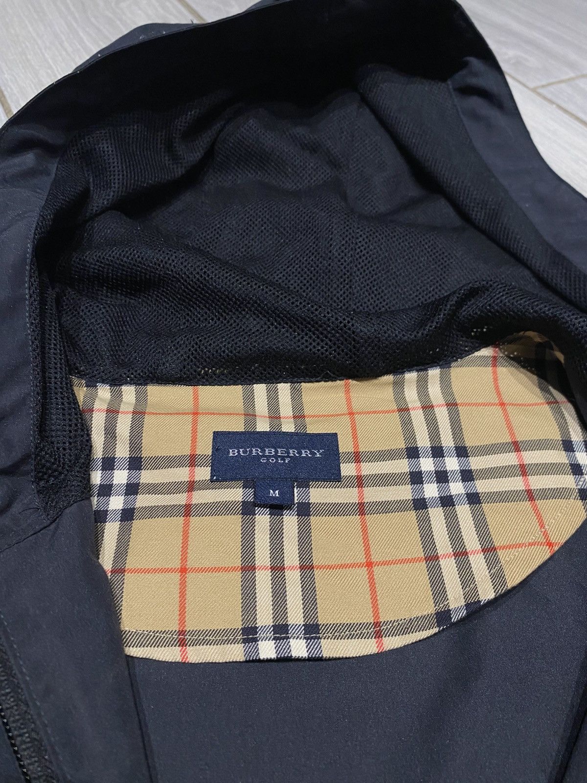 Burberry Burberry Golf Anorak Quarter Zip Hoodie Jacket Black Size US M / EU 48-50 / 2 - 6 Thumbnail