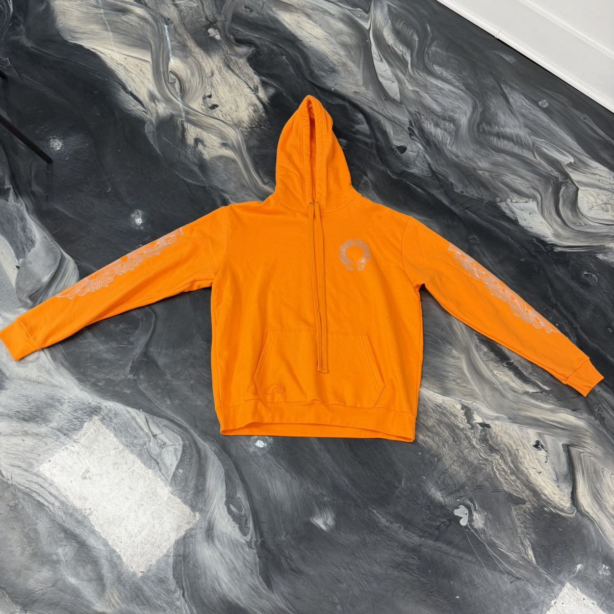 Chrome Hearts Chrome Hearts Miami Music Week Orange Hoodie Size US L / EU 52-54 / 3 - 1 Thumbnail