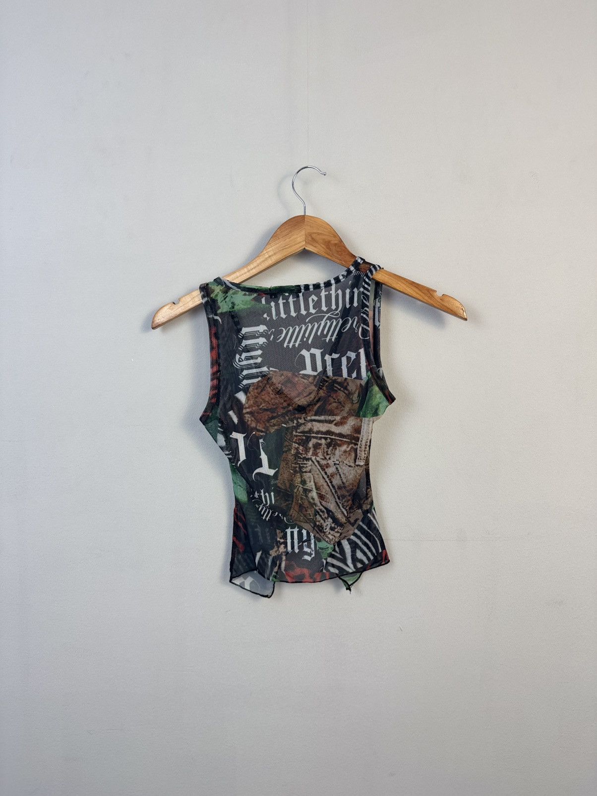 Japanese Brand × Vintage Vintage Mesh Tank Top Size S / US 4 / IT 40 - 4 Thumbnail