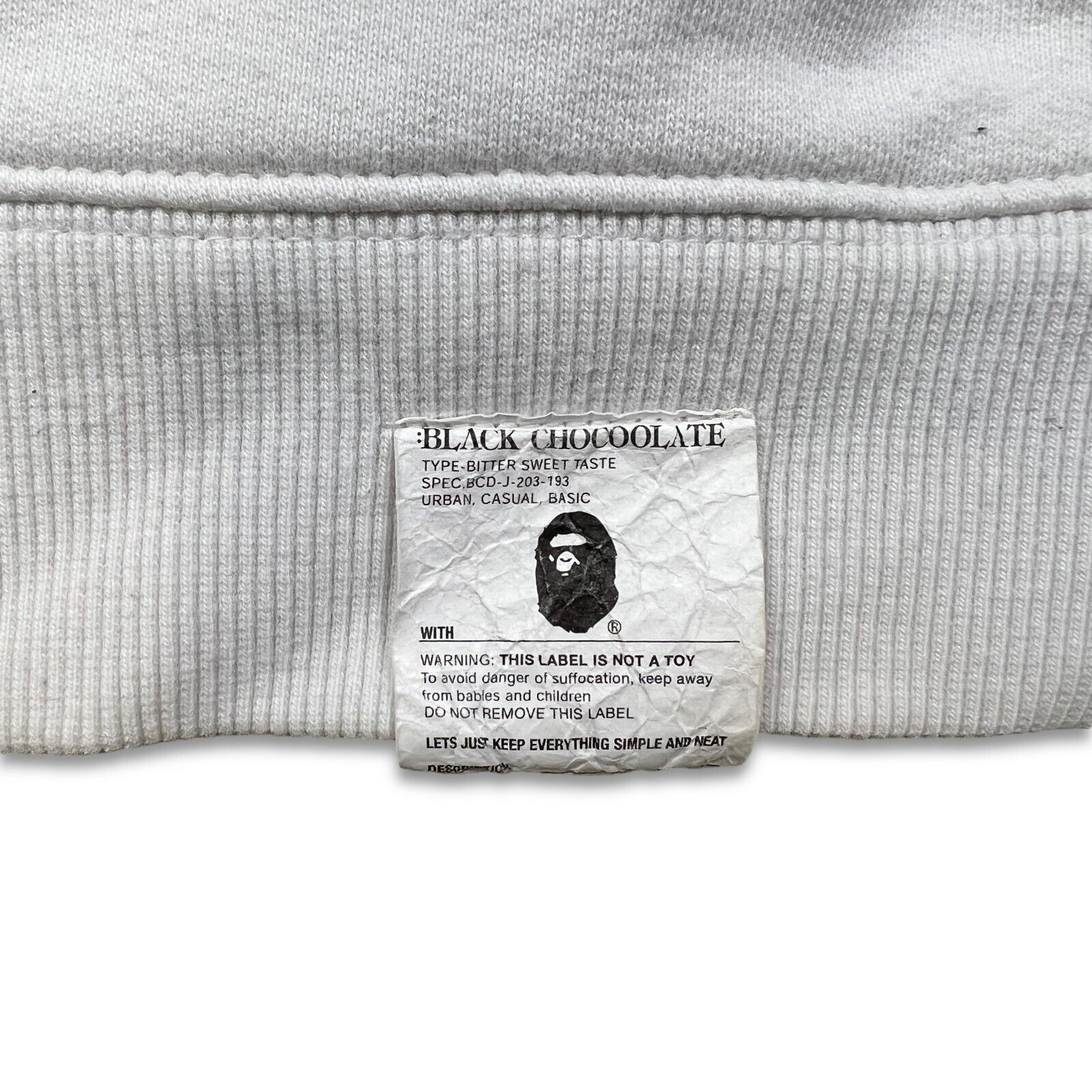 Bape × Chocolate BAPE Chocoolate Sweatshirt Medium Pullover Long Sleeve Crew Size US M / EU 48-50 / 2 - 9 Thumbnail