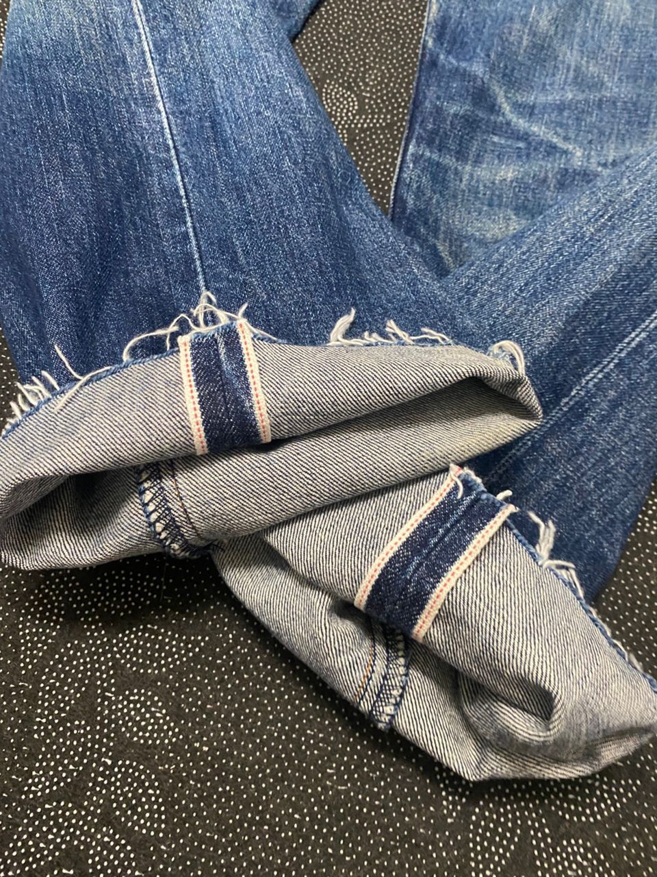 Levi's VINTAGE LEVIS 502 REDLINE SELVEGDE DISTRESSED DENIM Size US 30 / EU 46 - 11 Thumbnail