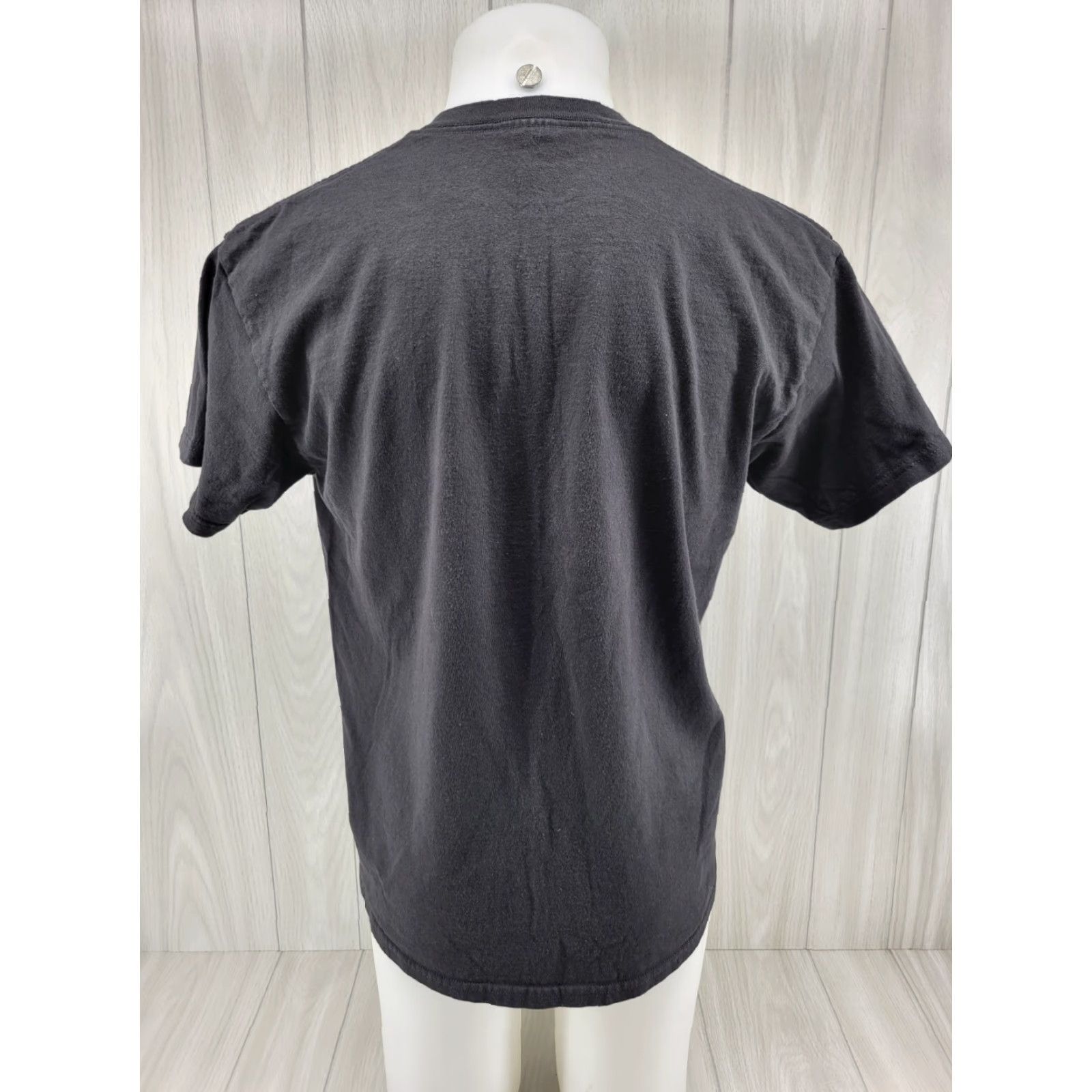 Delta Delta Black Ink Design Short Sleeve Crewneck T Shirt USMC Marines Large L Black Mens Size Regular Cotton Crew Neck Logo 100% Cotton Size US L / EU 52-54 / 3 - 7 Thumbnail