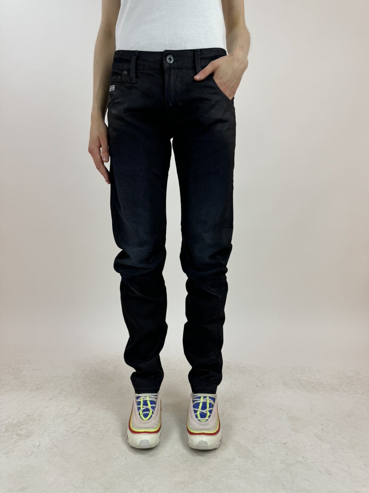 G-Star G-star ARC 3D Slim Waxed Jeans Womens size 28/32 Size 28" / US 6 / IT 42 - 1 Thumbnail
