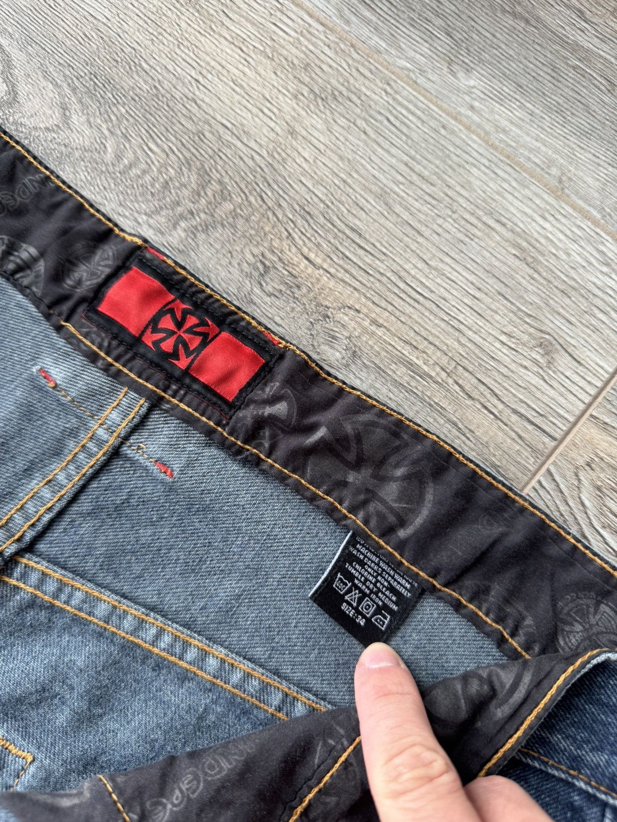 Independent Truck Co. Vintage Independent Truck Company Rap Distressed Jeans Size US 34 / EU 50 - 8 Thumbnail