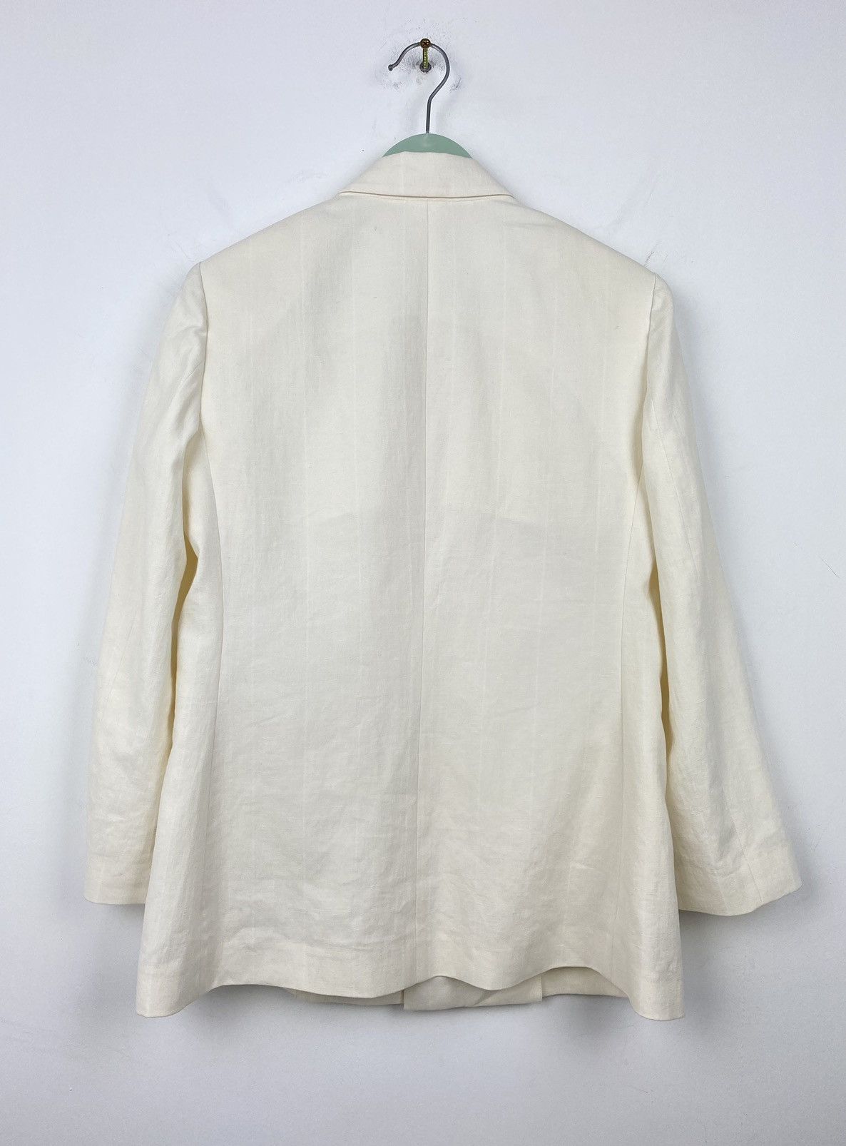 Brunello Cucinelli Brunello Cucinelli Cotton/Linen None Button Blazer Jacket Size M / US 6-8 / IT 42-44 - 10 Thumbnail