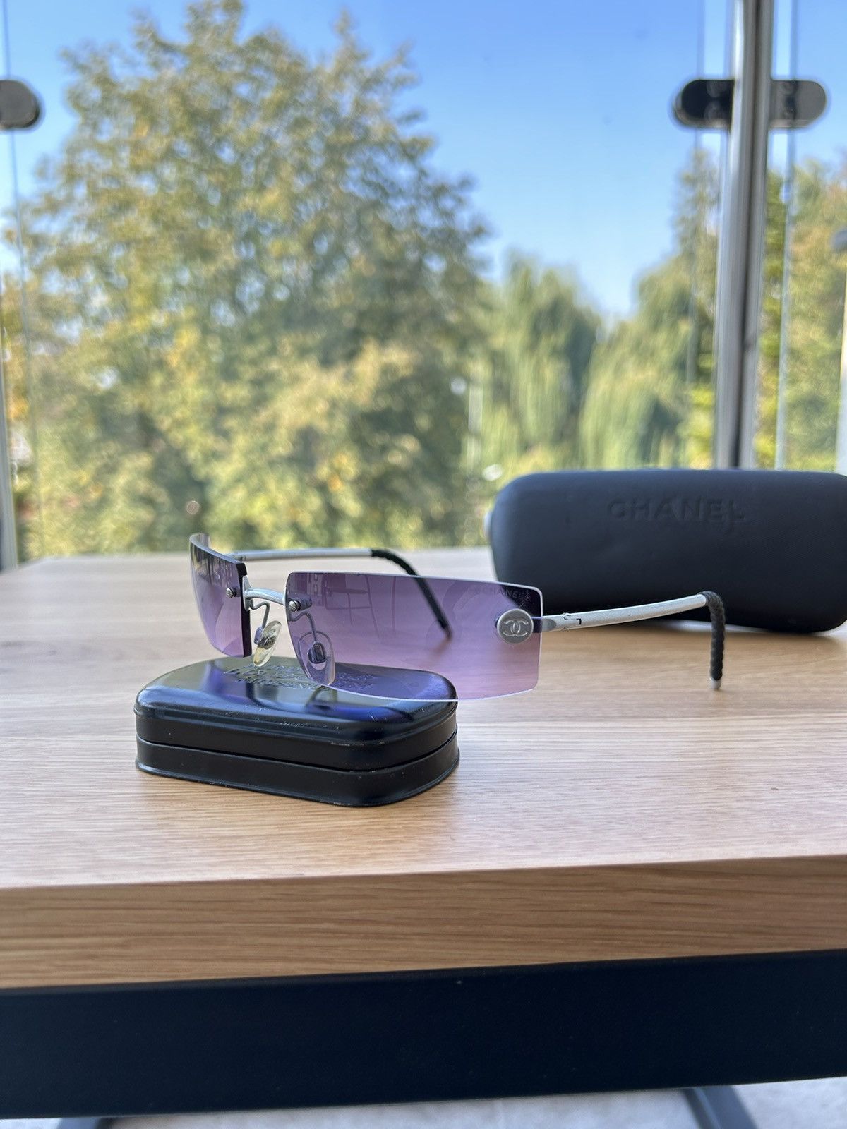 Chanel 4047 pink purple Kylie Jenner sunglasses Swarovski