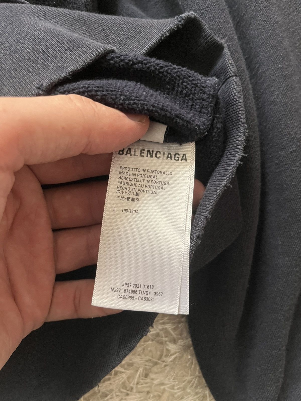 Balenciaga Balenciaga “No comment” hoodie Size US XL / EU 56 / 4 - 8 Thumbnail