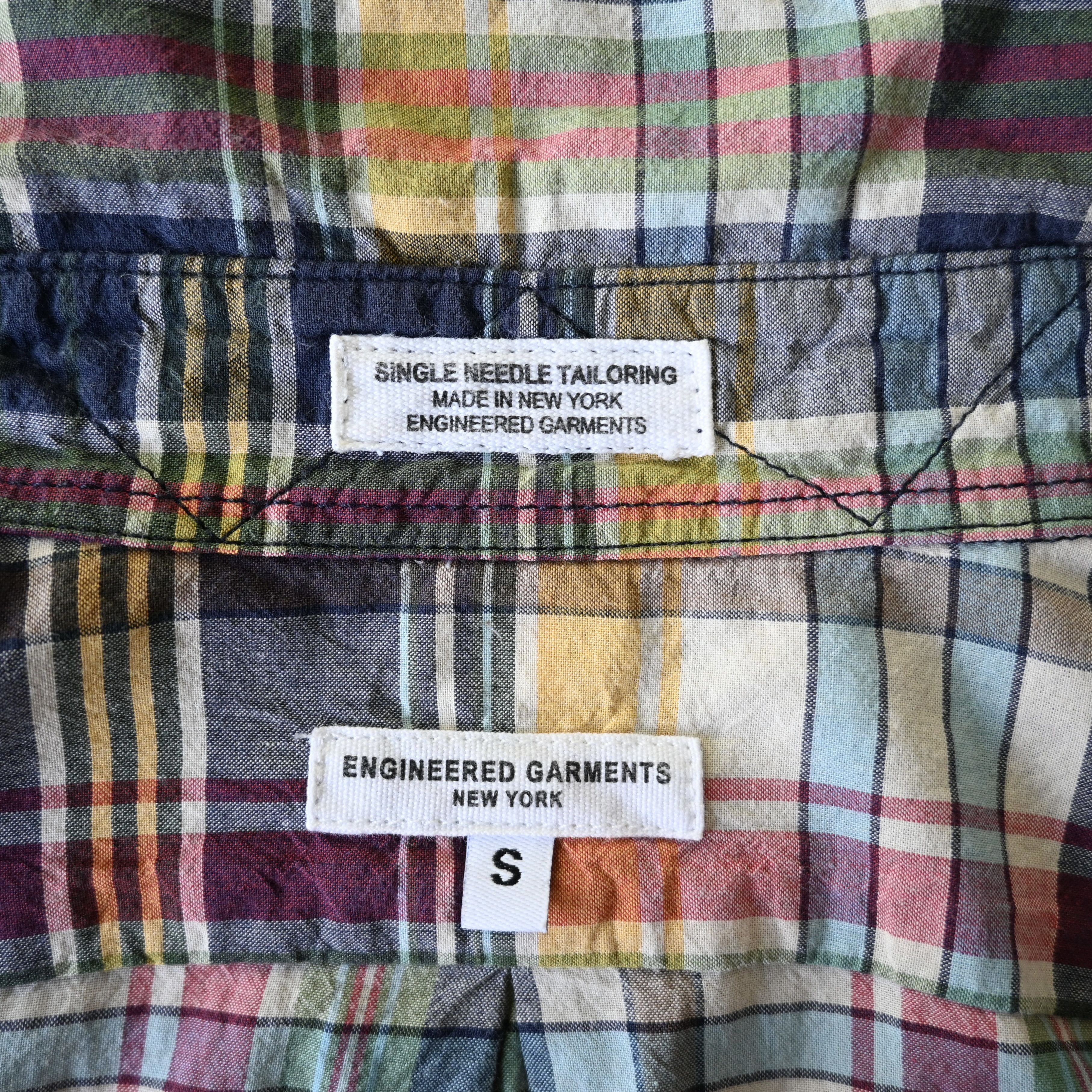 Engineered Garments Engineered Garments "19th Century BD Shirt" madras plaid, S Size US S / EU 44-46 / 1 - 14 Thumbnail
