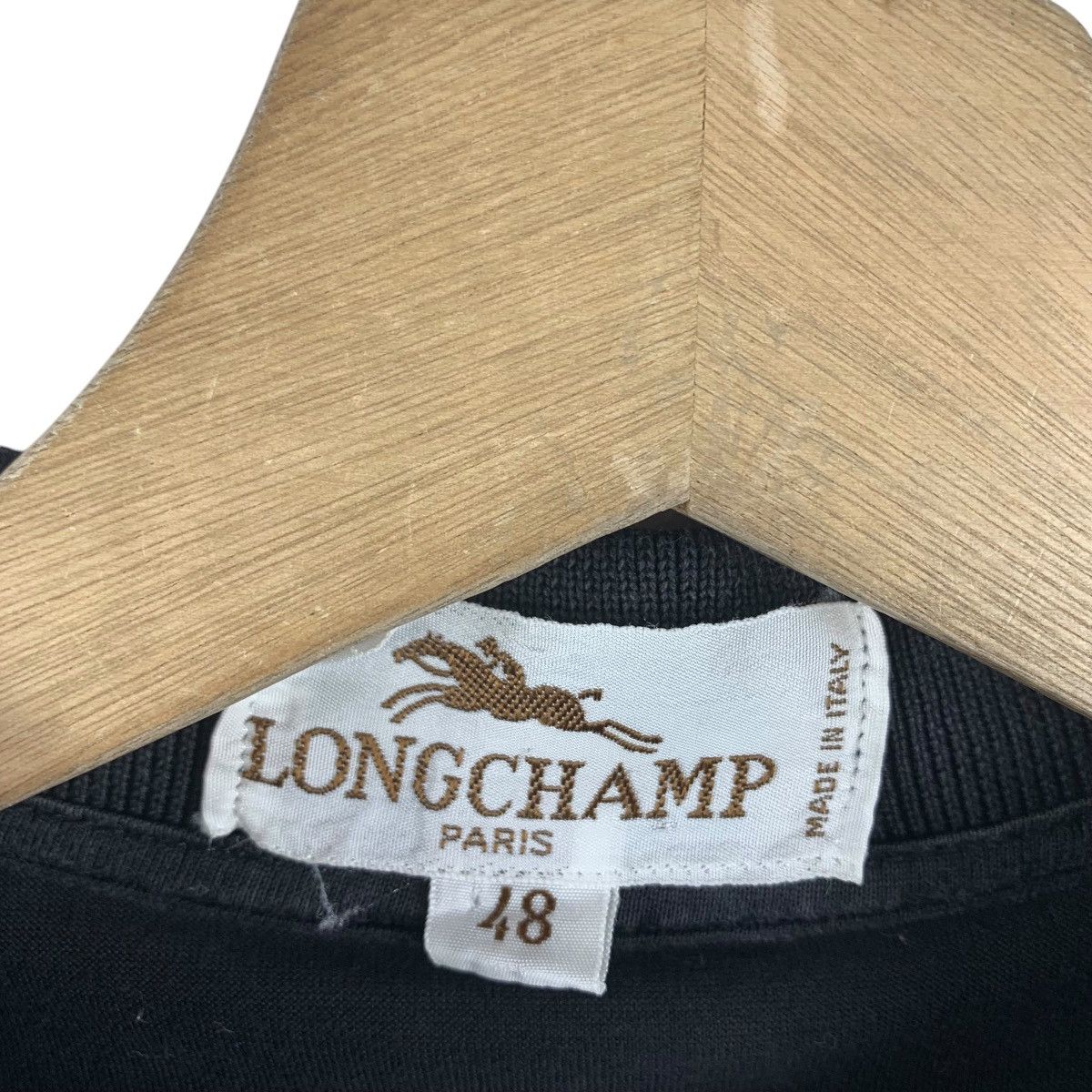 Longchamp × Vintage Vintage LONGCHAMP small logo embroidery pocket polo tee Size US S / EU 44-46 / 1 - 3 Thumbnail