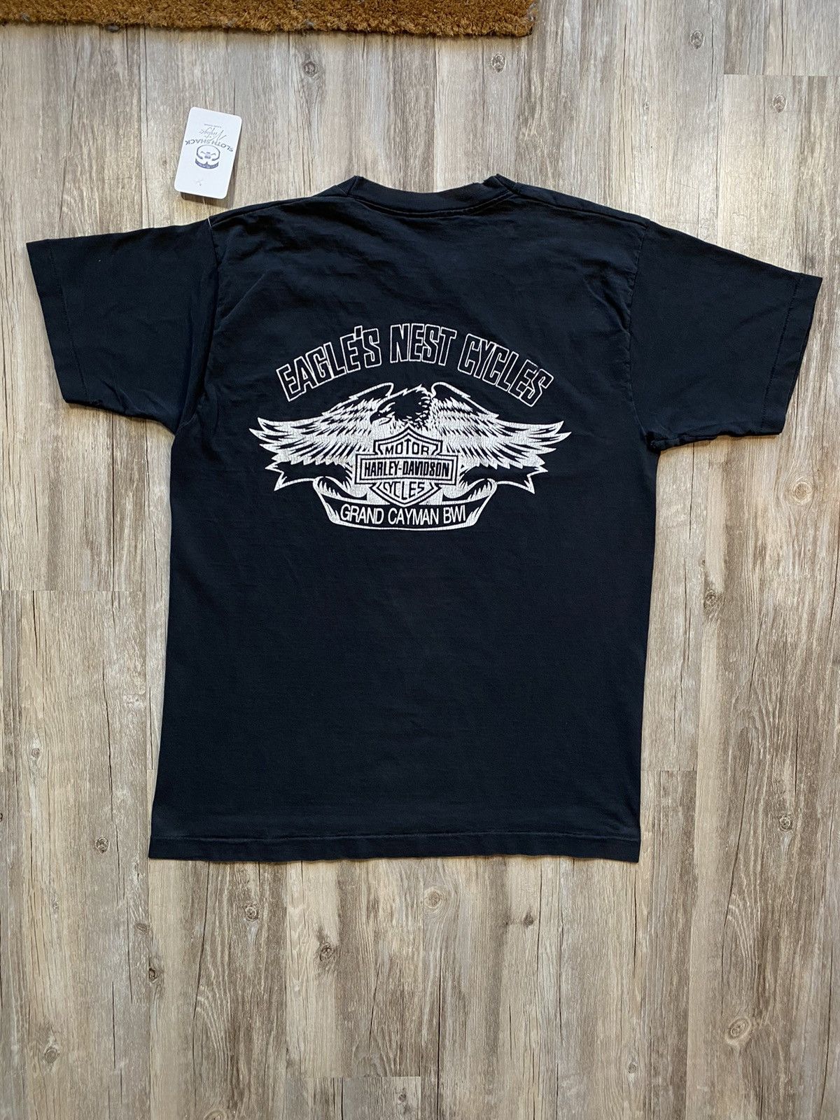 Harley Davidson Vintage 90s Harley Davidson Eagles Nest Single Stitch Tee Size US L / EU 52-54 / 3 - 4 Thumbnail