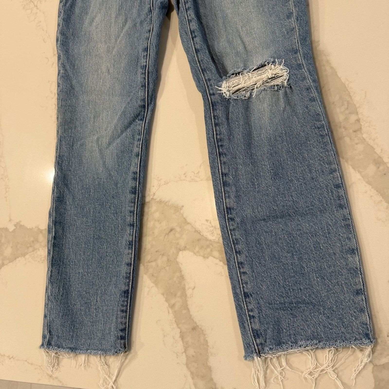 Madewell Madewell Curvy Perfect Vintage Denim Jean Womens 2 Blue Size 26" / US 2 / IT 38 - 2 Thumbnail