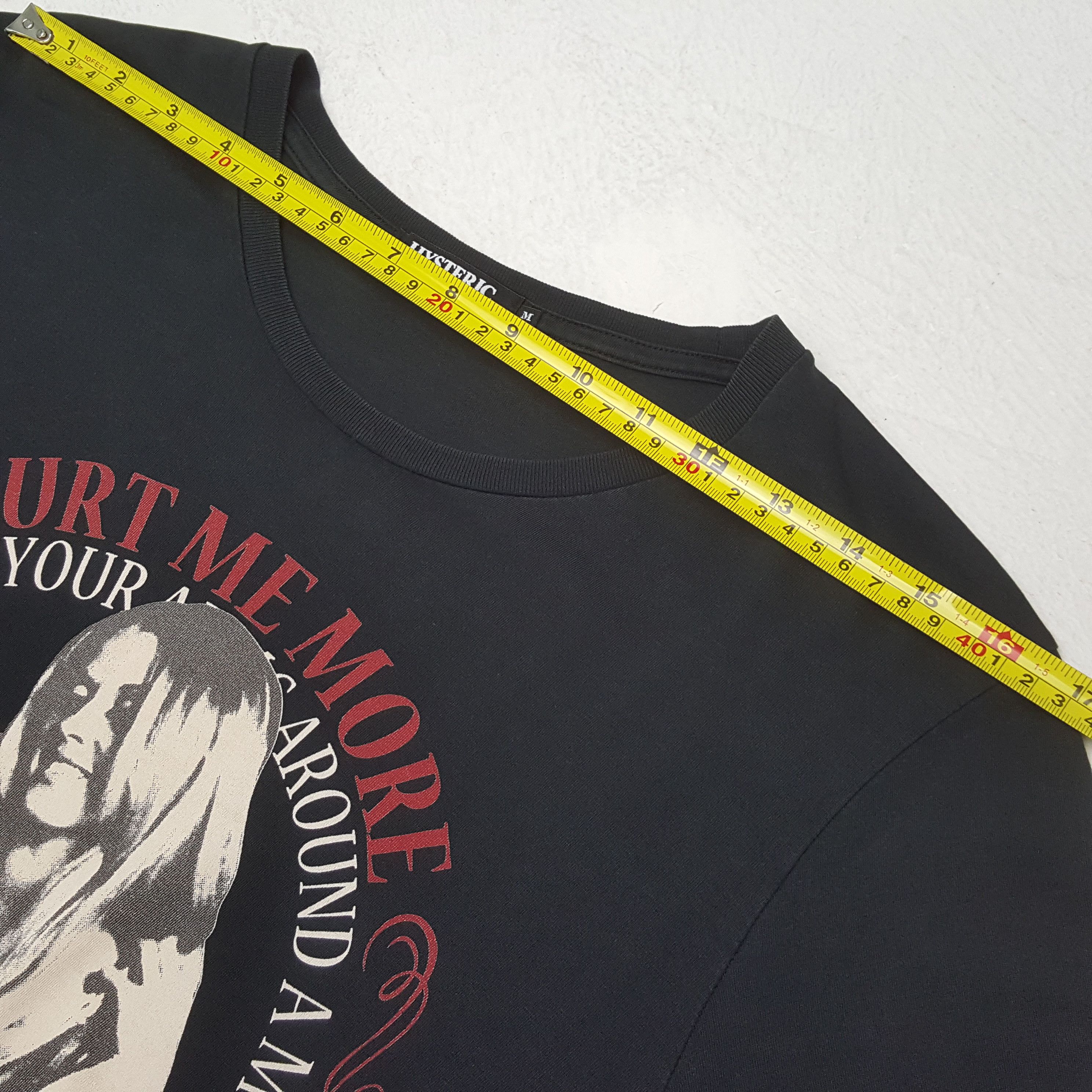 Hysteric Glamour Hysteric Hurt Me More Japanese Brand Tshirt C301N56 Size M / US 6-8 / IT 42-44 - 4 Thumbnail