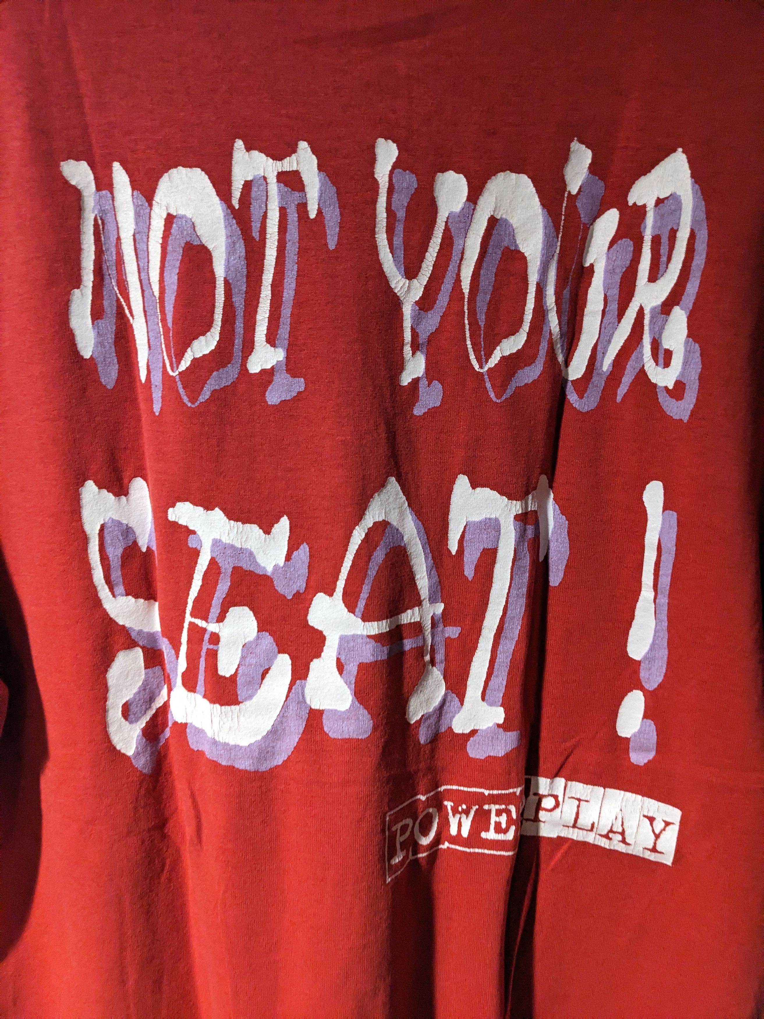 Vintage Vintage 90s Hit the Street Roller Skates Red Large T-Shirt Size US L / EU 52-54 / 3 - 7 Thumbnail