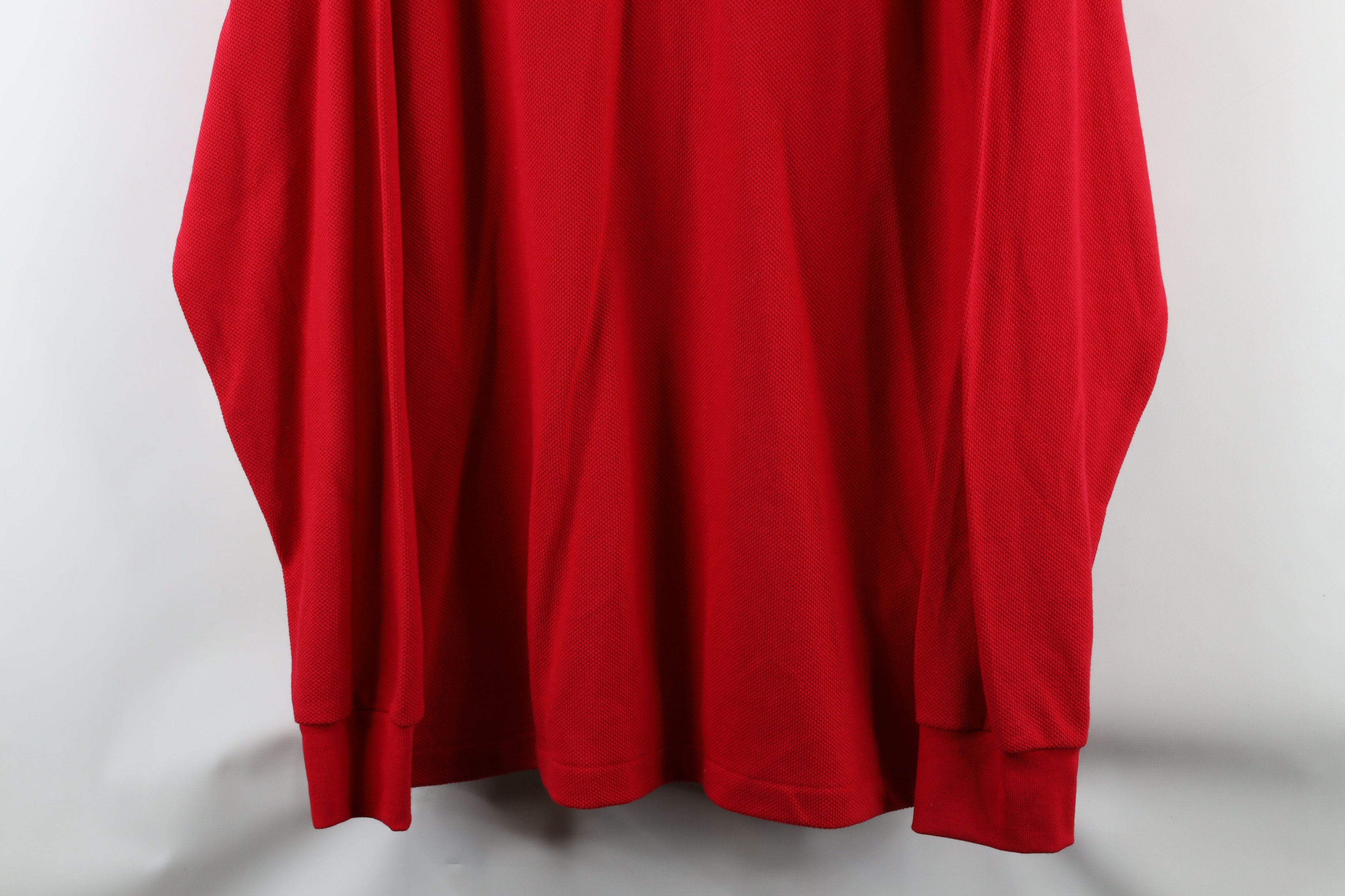 Vintage Vintage 90s Streetwear Cotton Long Sleeve Rugby Polo Shirt Size US L / EU 52-54 / 3 - 3 Thumbnail