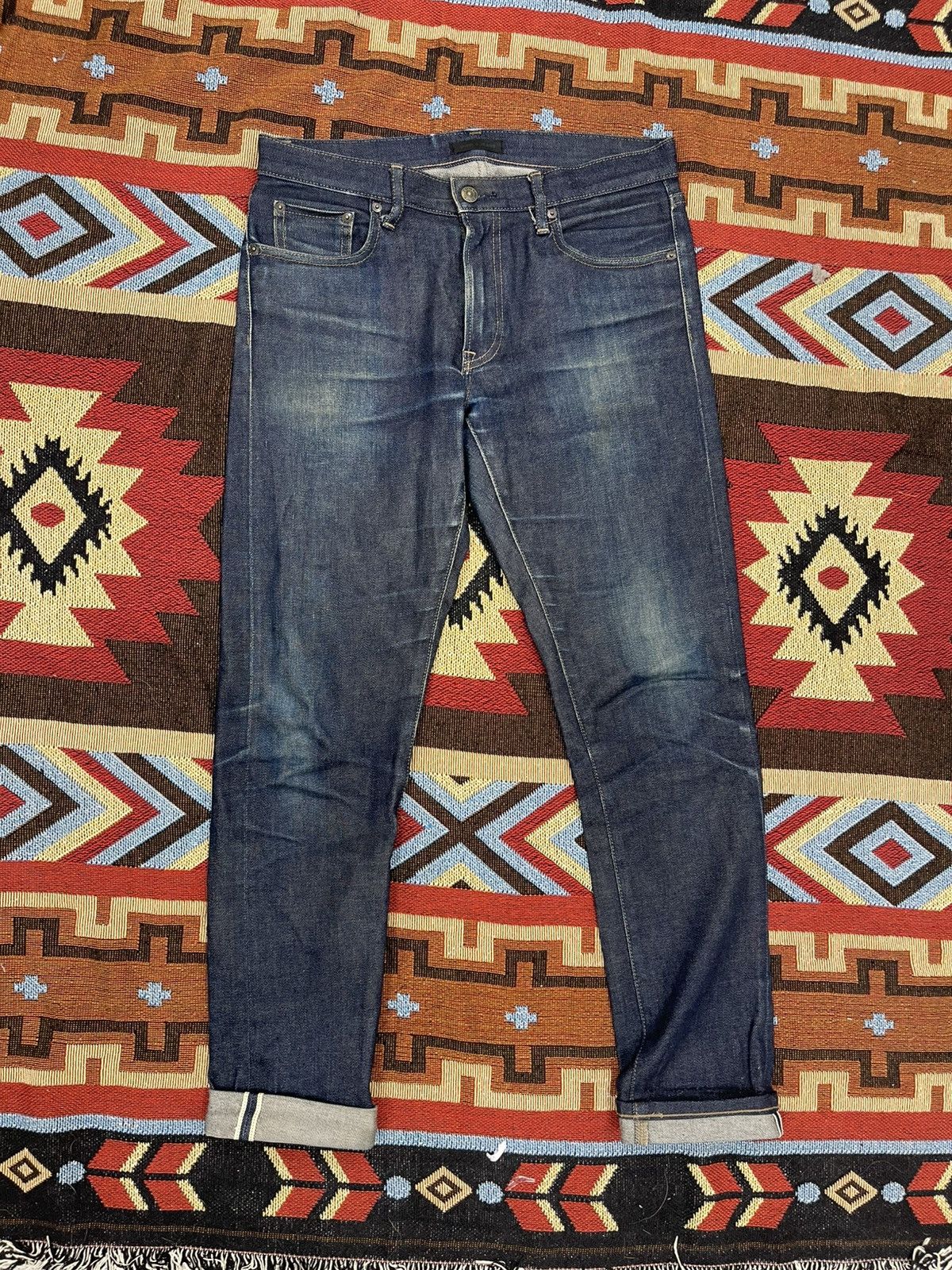 Japanese Brand × Uniqlo × Vintage UNIQLO SELVEDGE JEANS JAPAN Size US 31 - 1 Thumbnail
