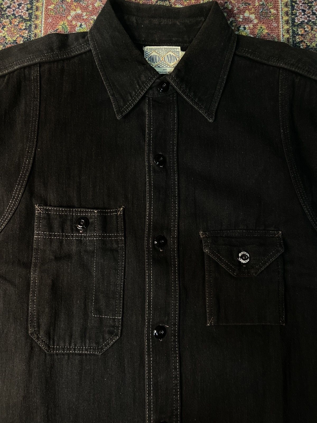 The Real McCoy's × Vintage Vintage Joe McCoy Selvedge 8Hour Union Shirt Size US L / EU 52-54 / 3 - 2 Thumbnail