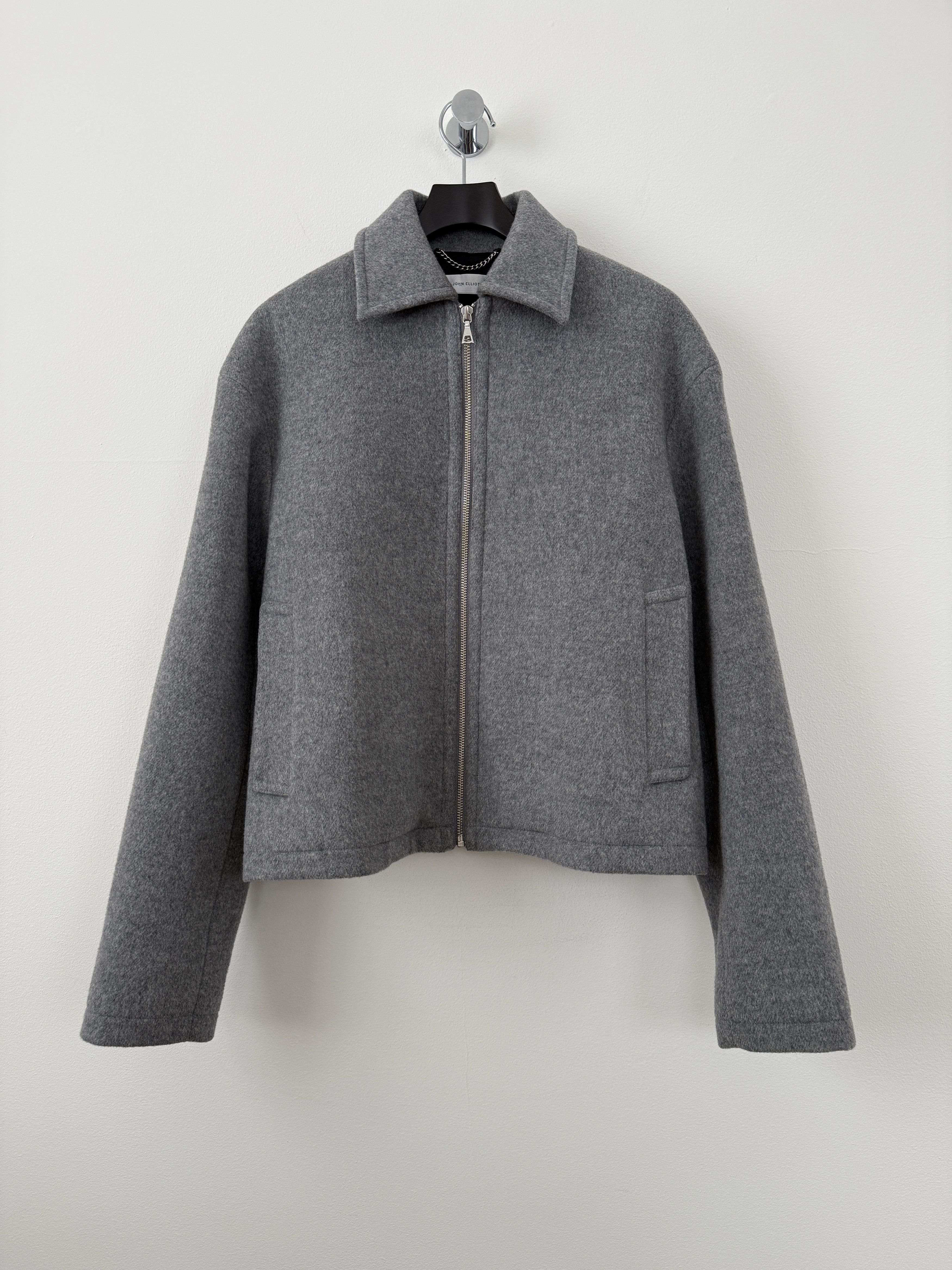John Elliott Brushed Wool Lexington Full Zip Jacket Size US S / EU 44-46 / 1 - 1 Thumbnail