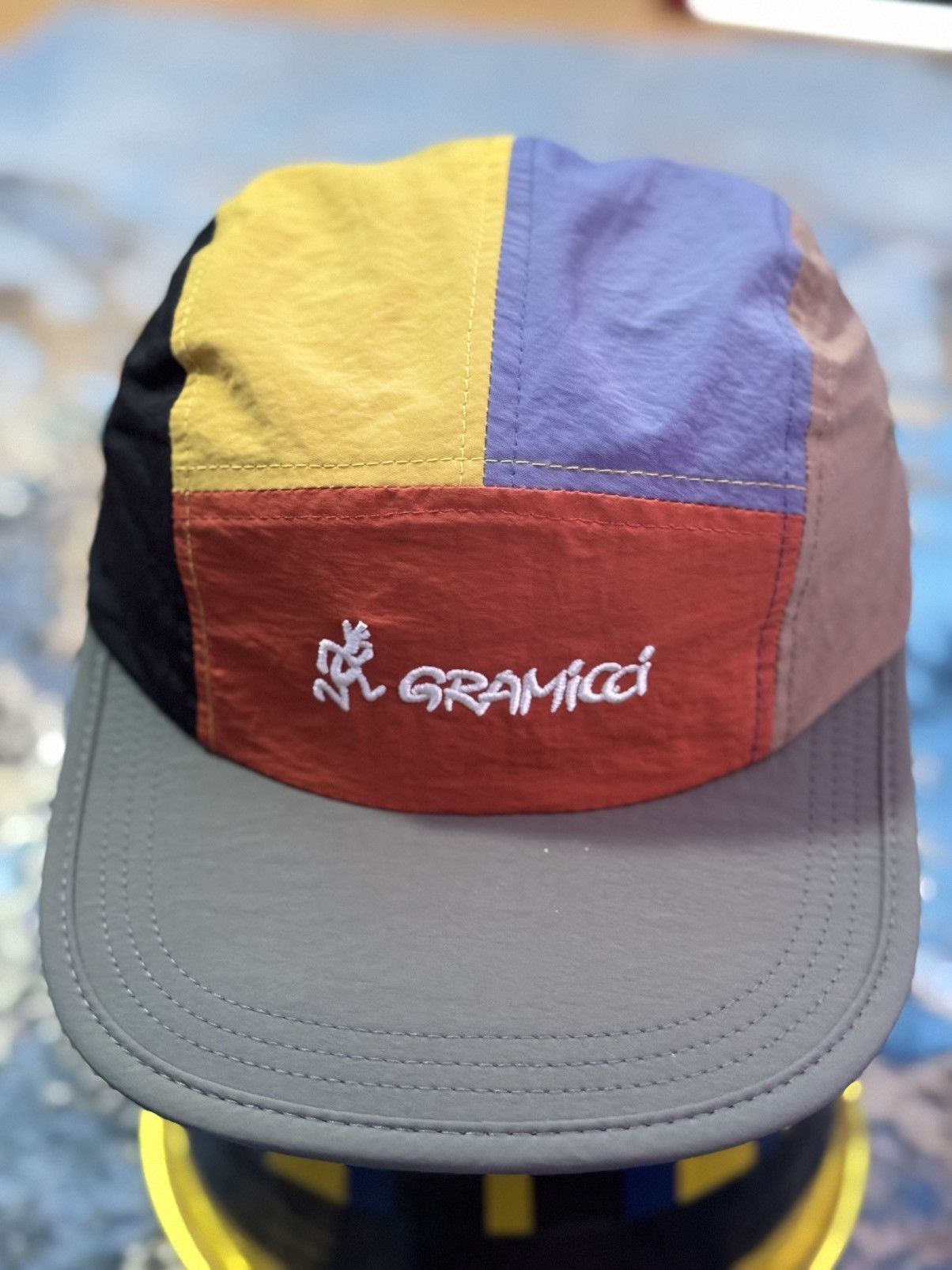 Gramicci Gramicci Five Panel Colour Block Hat Size ONE SIZE - 1 Thumbnail