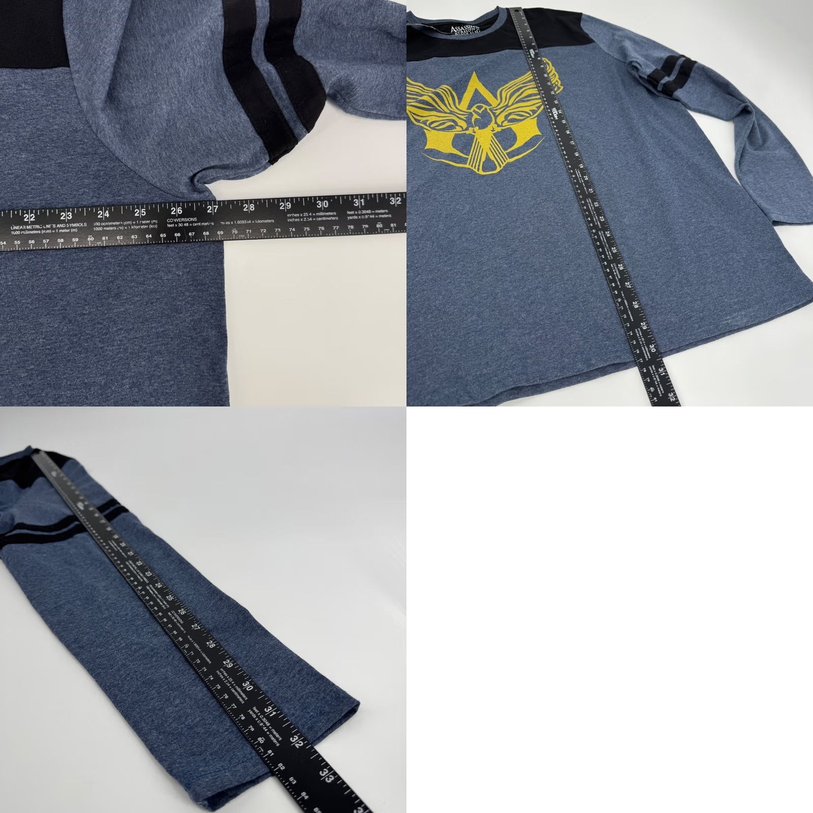 Vintage Assassin's Creed IV: Black Flag Long Sleeve T-Shirt Mens 3XL Graphic Tee NWT Blue Crew Neck Graphic Print Vintage NoNWT Size US XXL / EU 58 / 5 - 8 Thumbnail