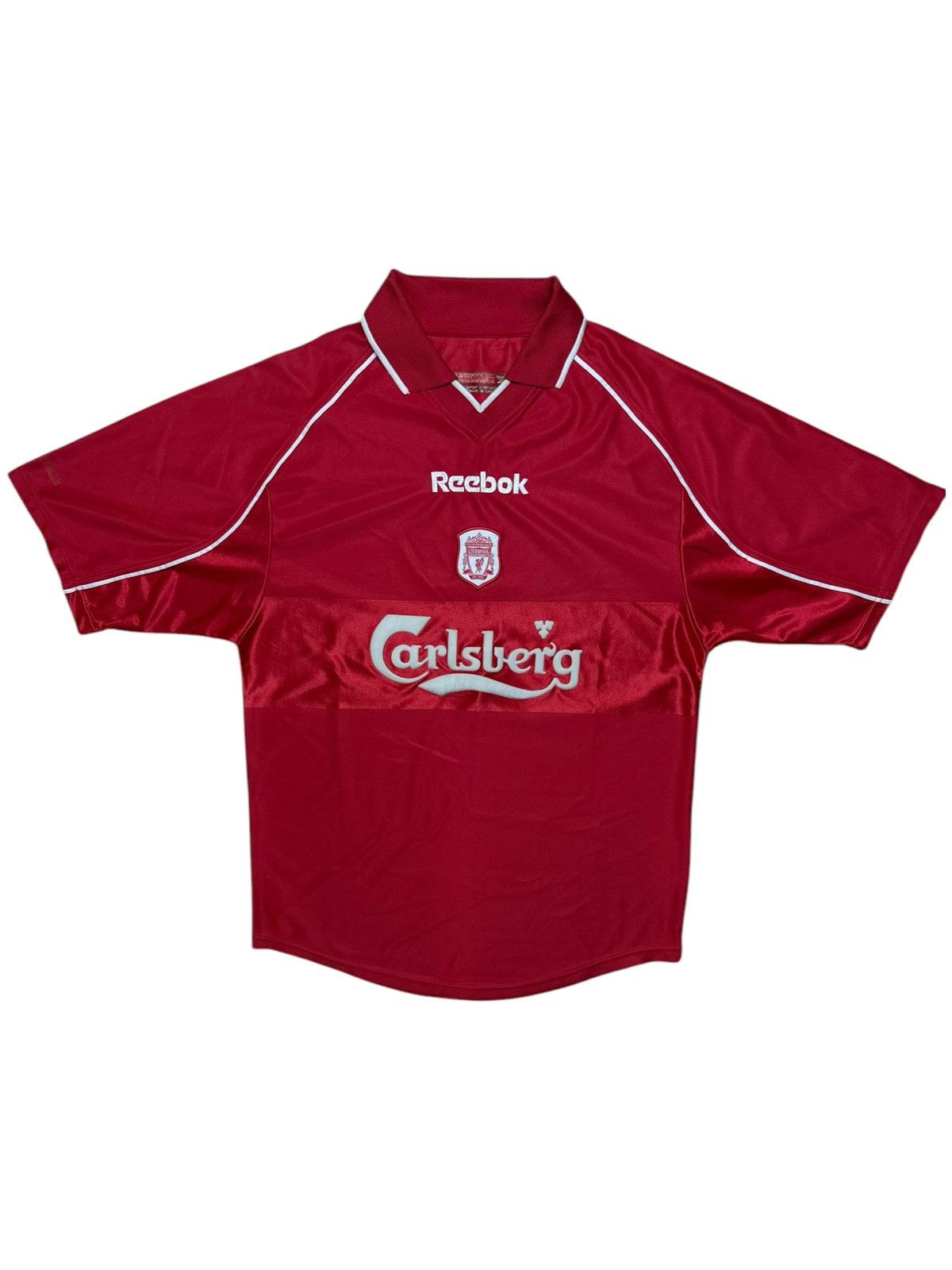Reebok Liverpool Home Football Shirt 2000/02 Young L Reebok D774 Size US S / EU 44-46 / 1 - 1 Thumbnail
