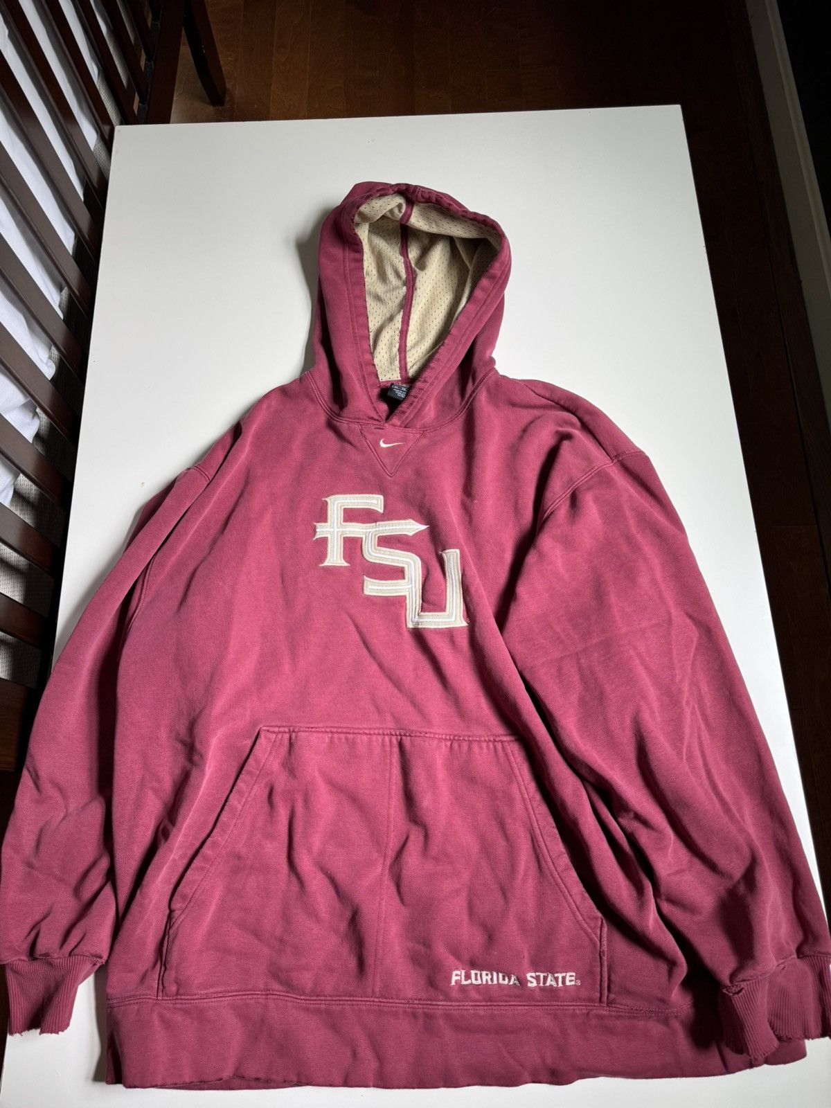 Nike Vintage FSU Nike Hoodie Size US XL / EU 56 / 4 - 1 Thumbnail