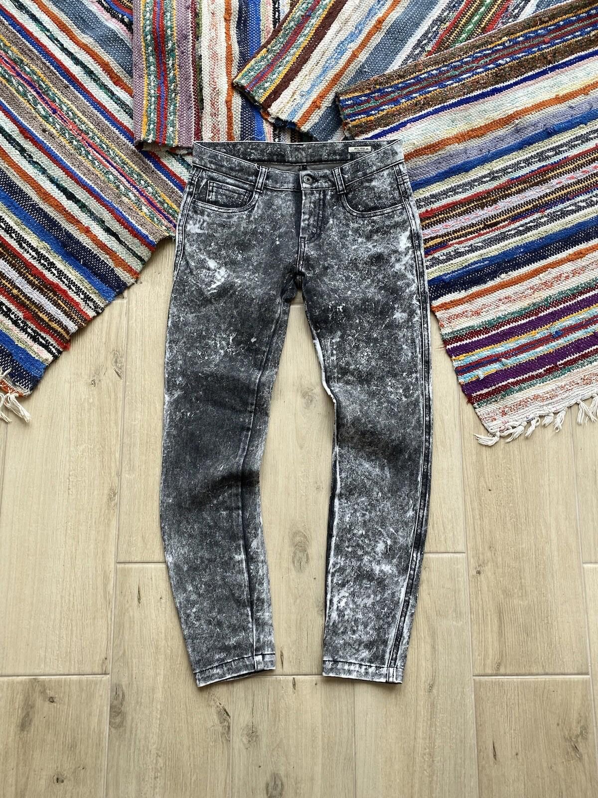 Miu Miu 2009 Miu Miu Painted Logo Pants Women’s Size 25" / US 0 / IT 36 - 2 Thumbnail